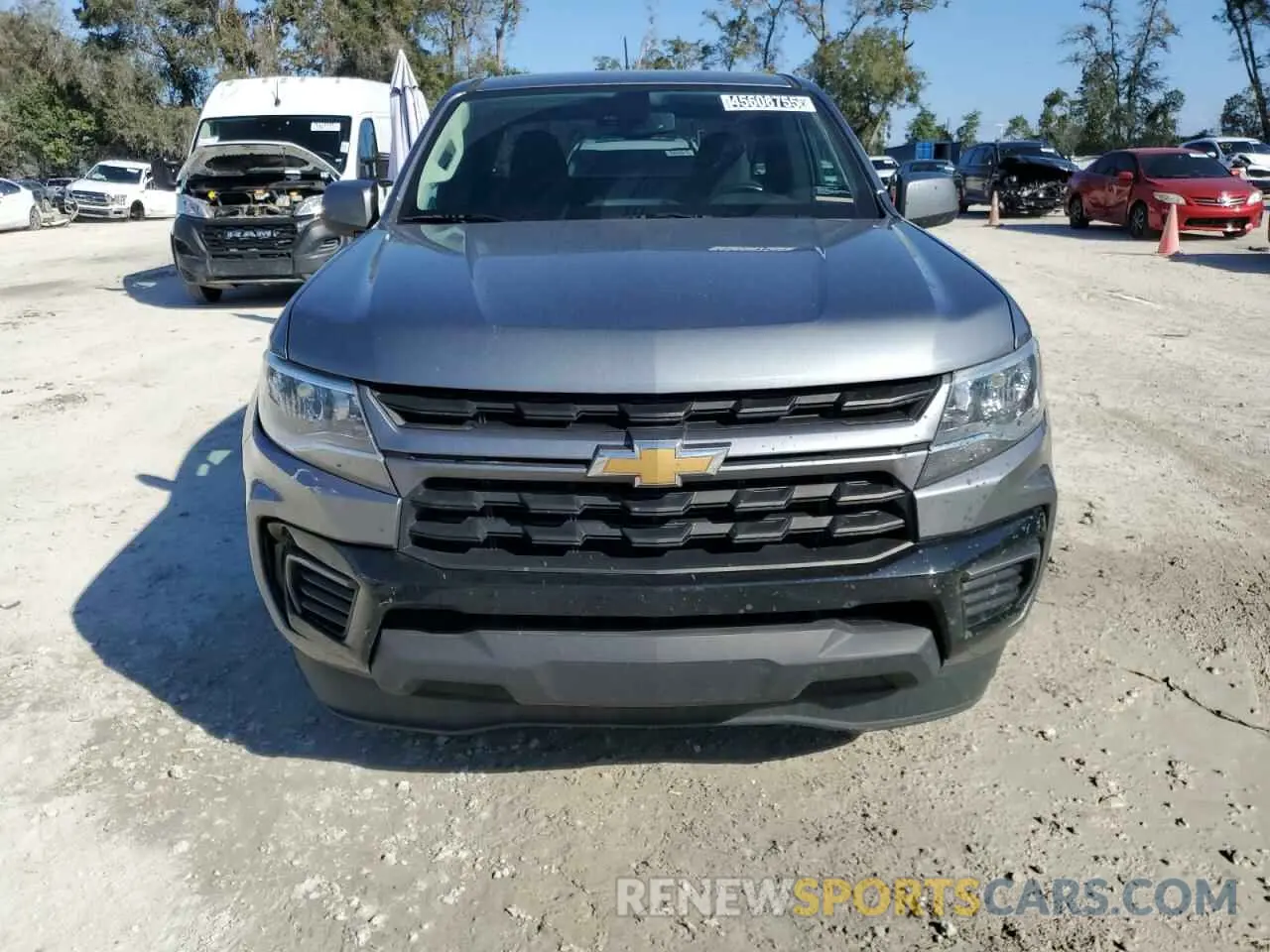 5 fotografías del automóvil dañado 1GCHSCEA6N1154715 CHEVROLET COLORADO 2022