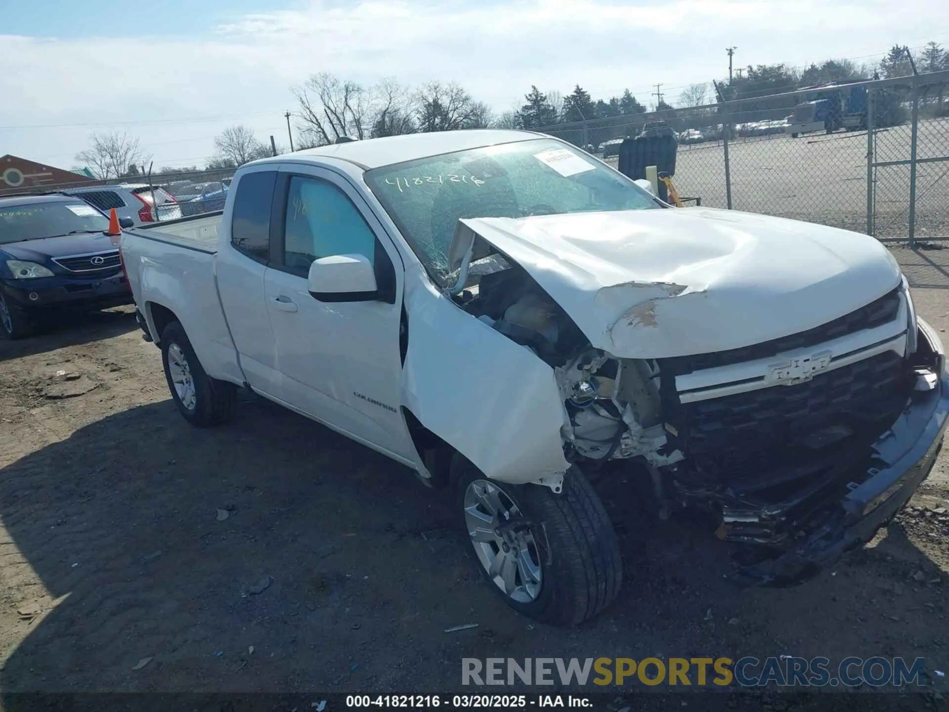 1 fotografías del automóvil dañado 1GCHSCEA6N1204948 CHEVROLET COLORADO 2022