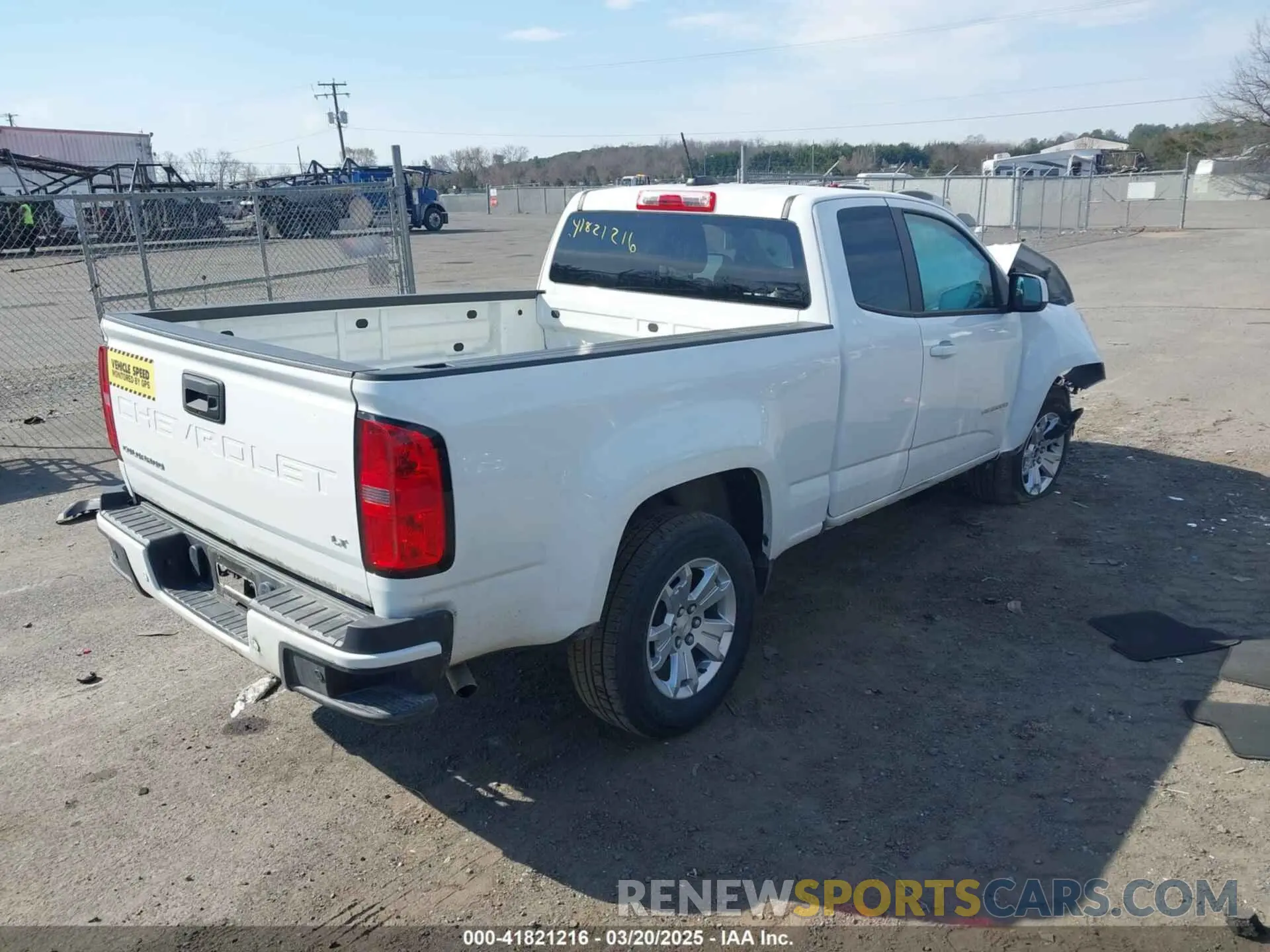 4 fotografías del automóvil dañado 1GCHSCEA6N1204948 CHEVROLET COLORADO 2022