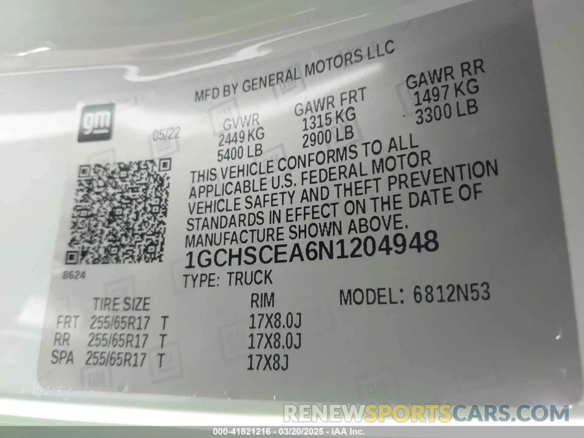 9 fotografías del automóvil dañado 1GCHSCEA6N1204948 CHEVROLET COLORADO 2022