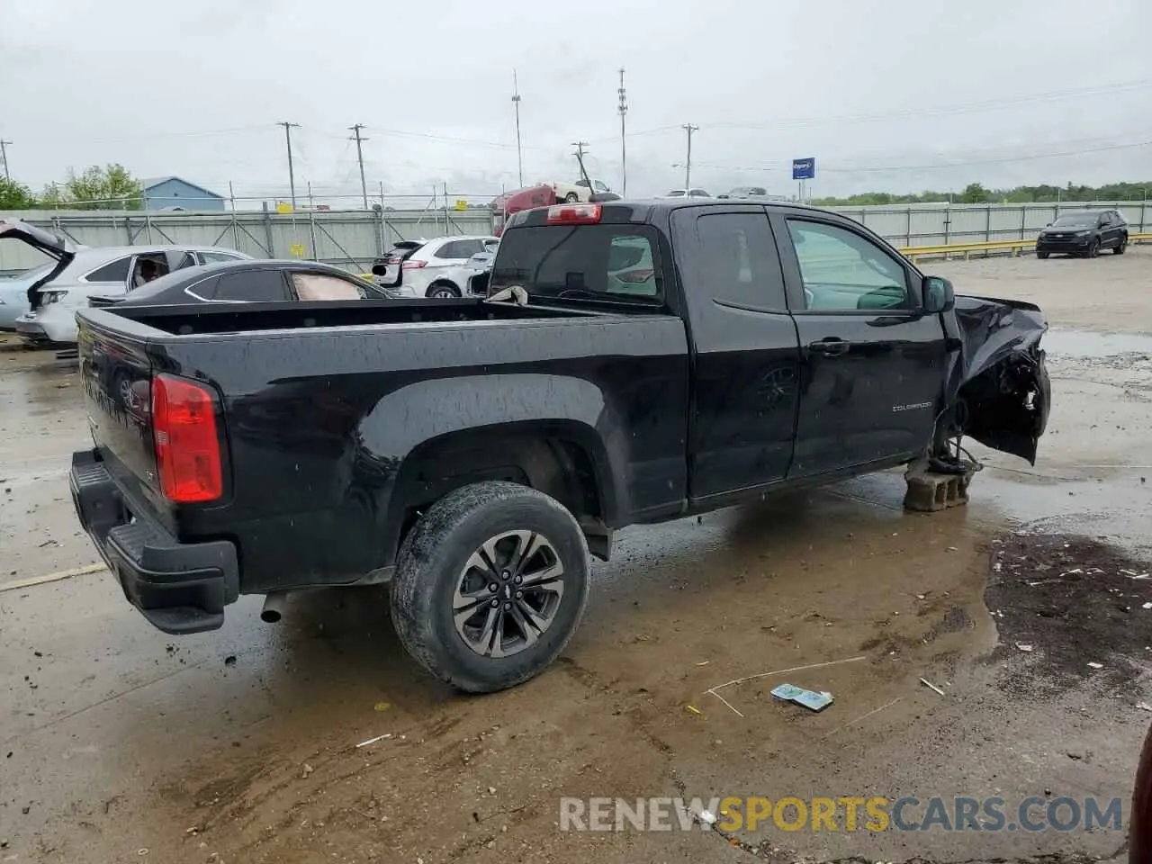 3 fotografías del automóvil dañado 1GCHSCEA8N1167837 CHEVROLET COLORADO 2022