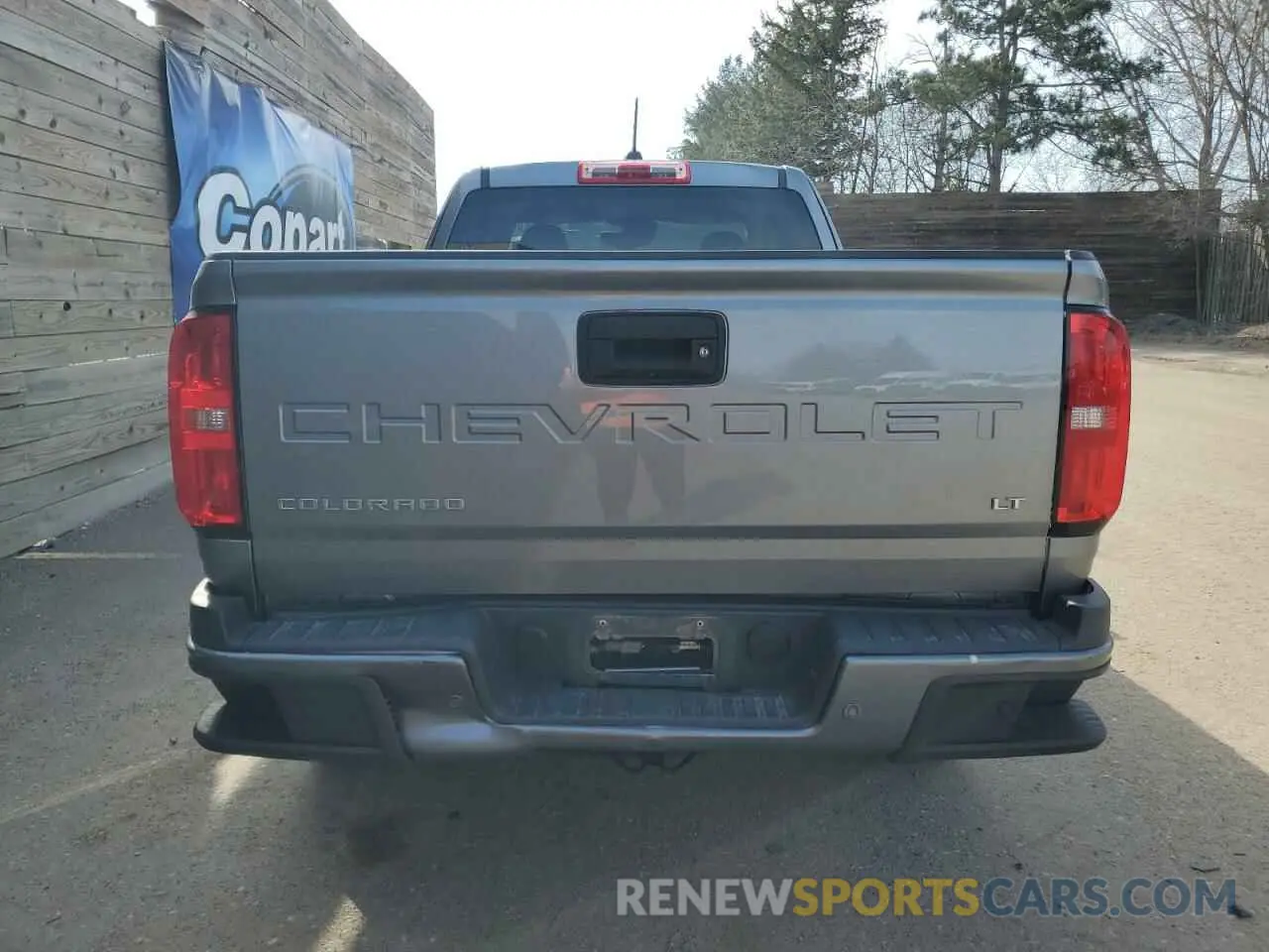 6 fotografías del automóvil dañado 1GCHSCEA9N1155809 CHEVROLET COLORADO 2022
