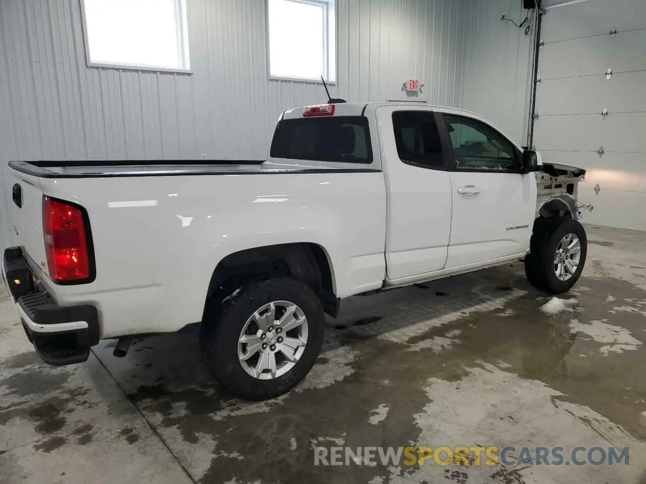 3 fotografías del automóvil dañado 1GCHSCEA9N1290093 CHEVROLET COLORADO 2022