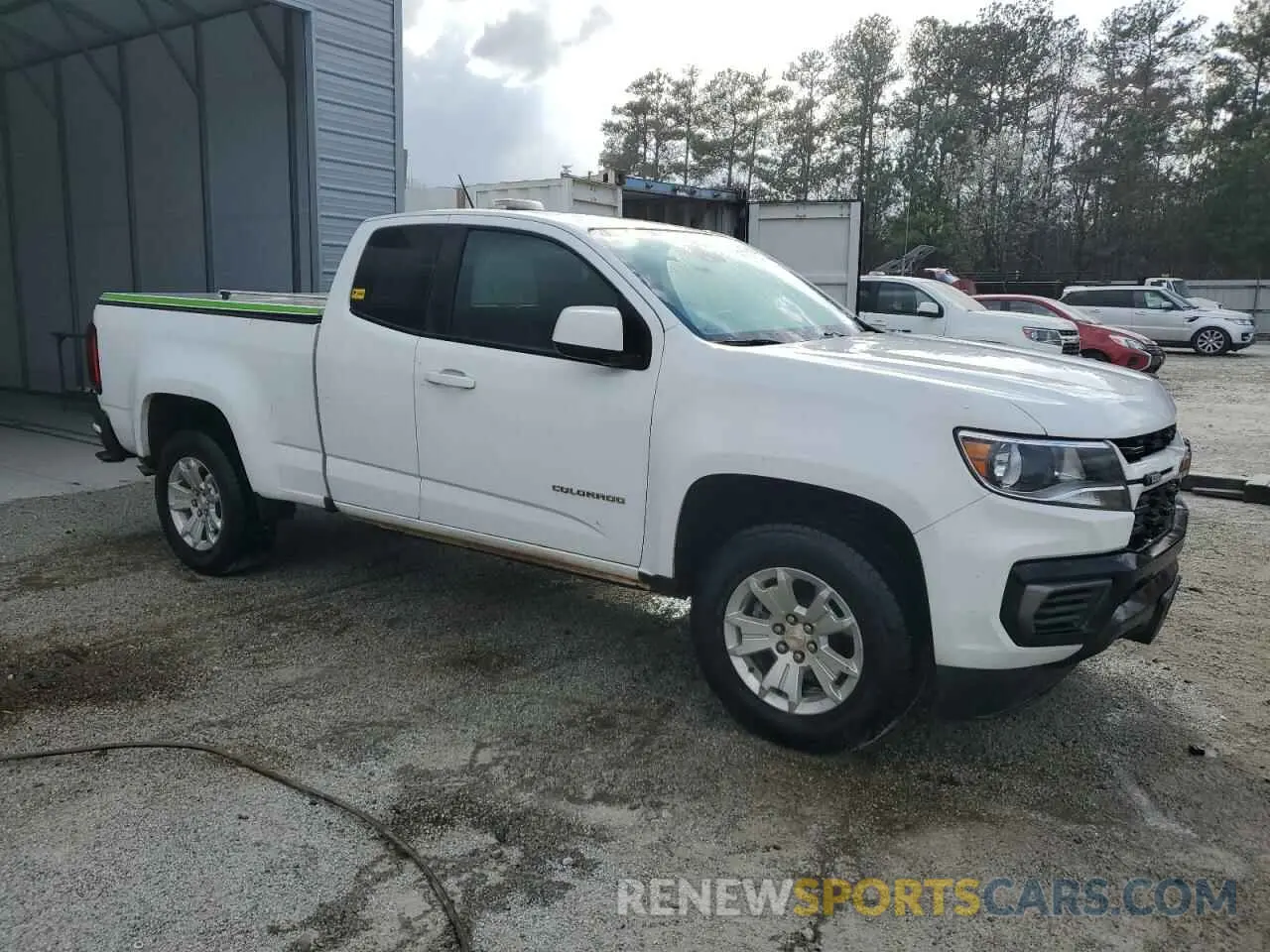 4 fotografías del automóvil dañado 1GCHSCEAXN1117537 CHEVROLET COLORADO 2022