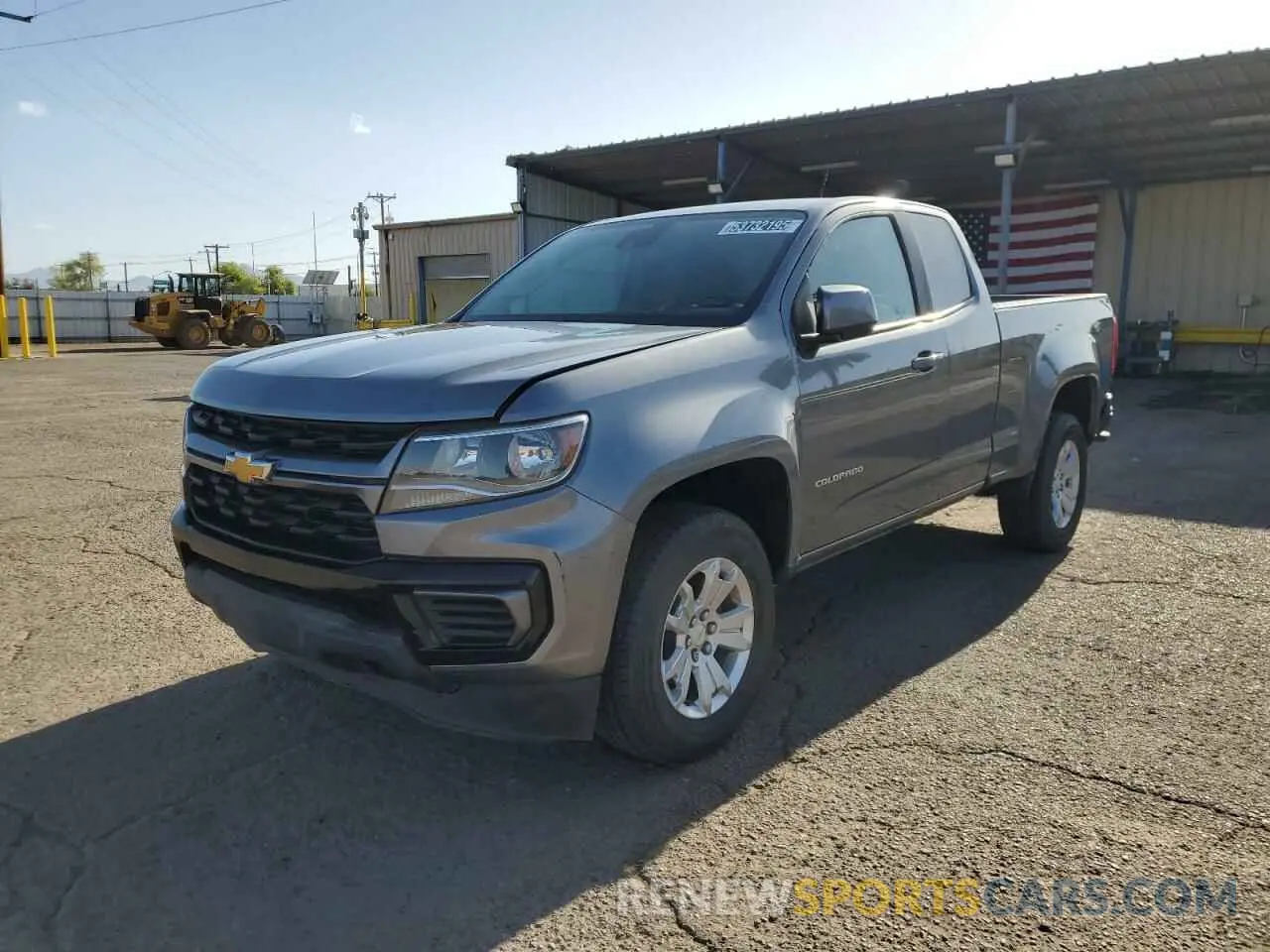 2 fotografías del automóvil dañado 1GCHSCEAXN1156483 CHEVROLET COLORADO 2022