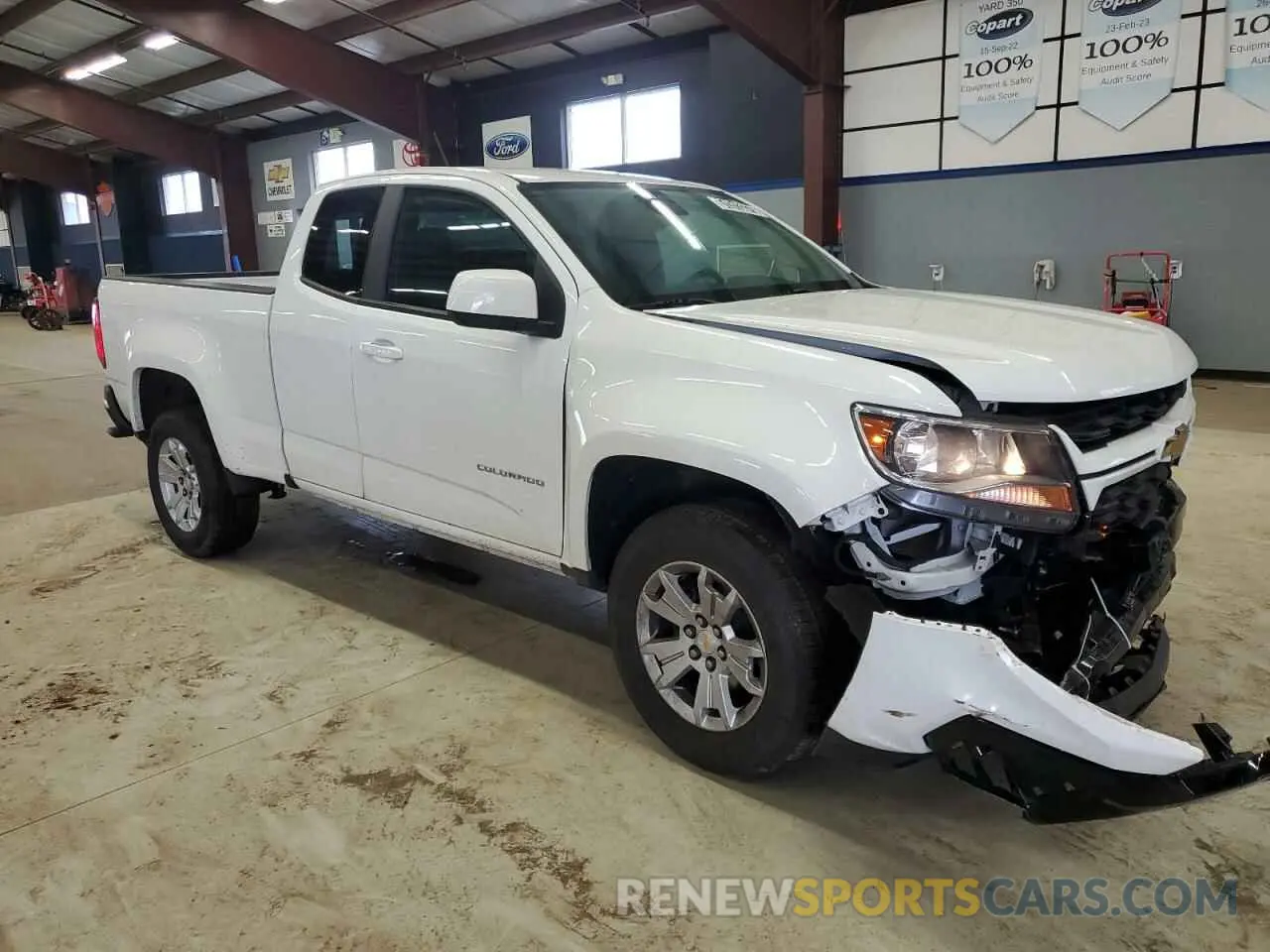 4 fotografías del automóvil dañado 1GCHSCEAXN1231487 CHEVROLET COLORADO 2022