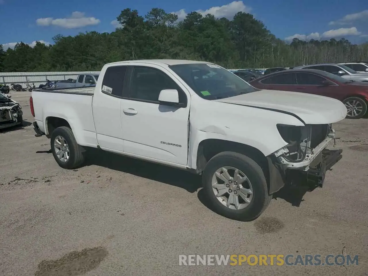4 fotografías del automóvil dañado 1GCHSCEN0N1107201 CHEVROLET COLORADO 2022