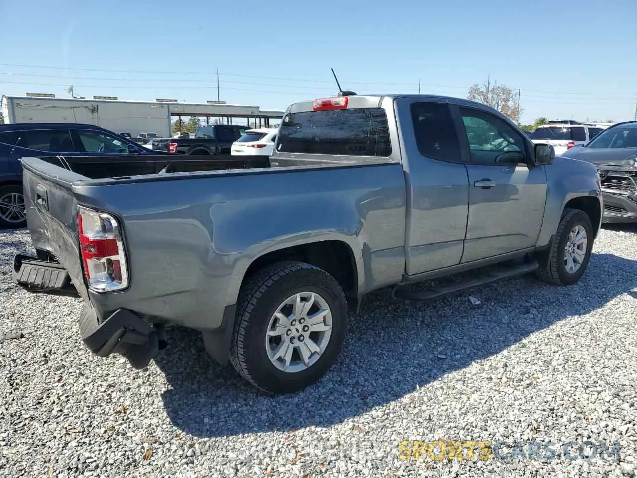 3 fotografías del automóvil dañado 1GCHSCEN1N1106025 CHEVROLET COLORADO 2022