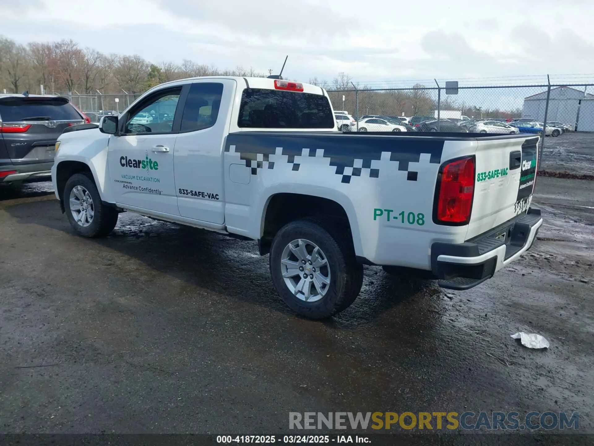 3 fotografías del automóvil dañado 1GCHSCEN6N1128845 CHEVROLET COLORADO 2022