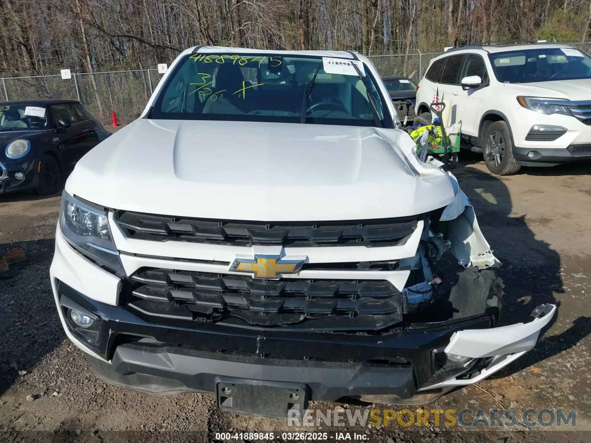 11 fotografías del automóvil dañado 1GCHSCEN7N1241655 CHEVROLET COLORADO 2022