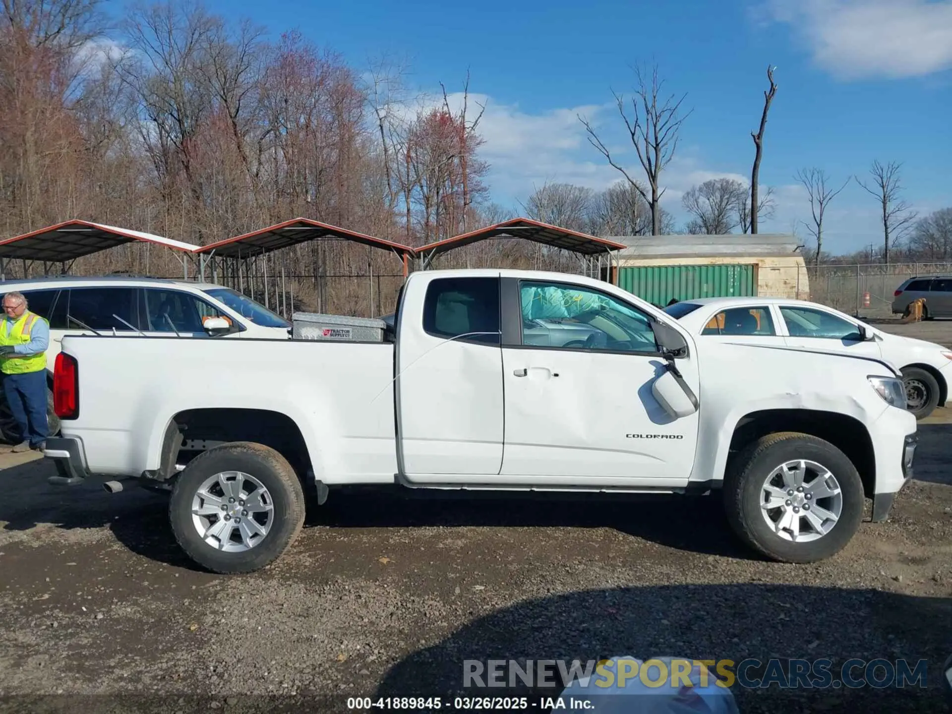 12 fotografías del automóvil dañado 1GCHSCEN7N1241655 CHEVROLET COLORADO 2022