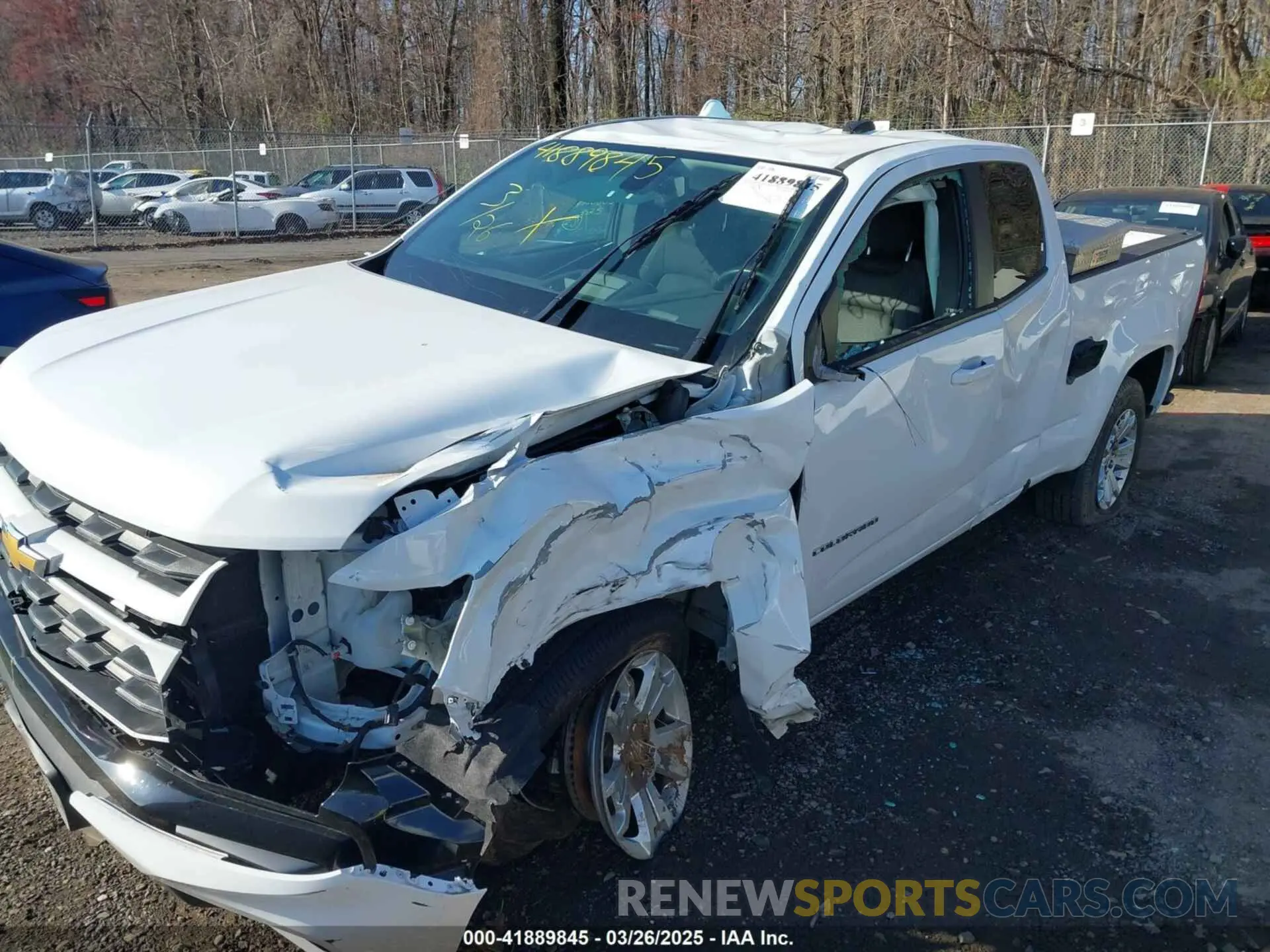 6 fotografías del automóvil dañado 1GCHSCEN7N1241655 CHEVROLET COLORADO 2022