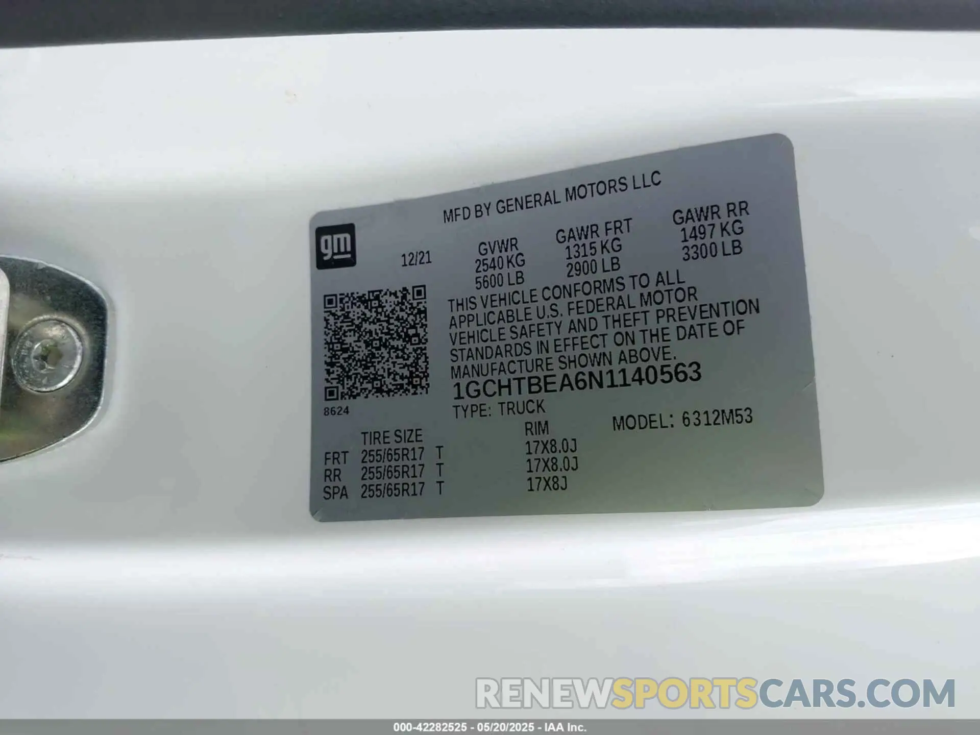 9 fotografías del automóvil dañado 1GCHTBEA6N1140563 CHEVROLET COLORADO 2022