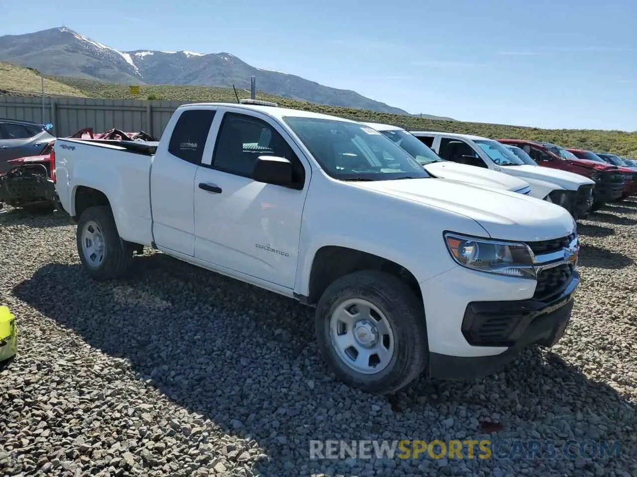 4 fotografías del automóvil dañado 1GCHTBEA9N1304386 CHEVROLET COLORADO 2022