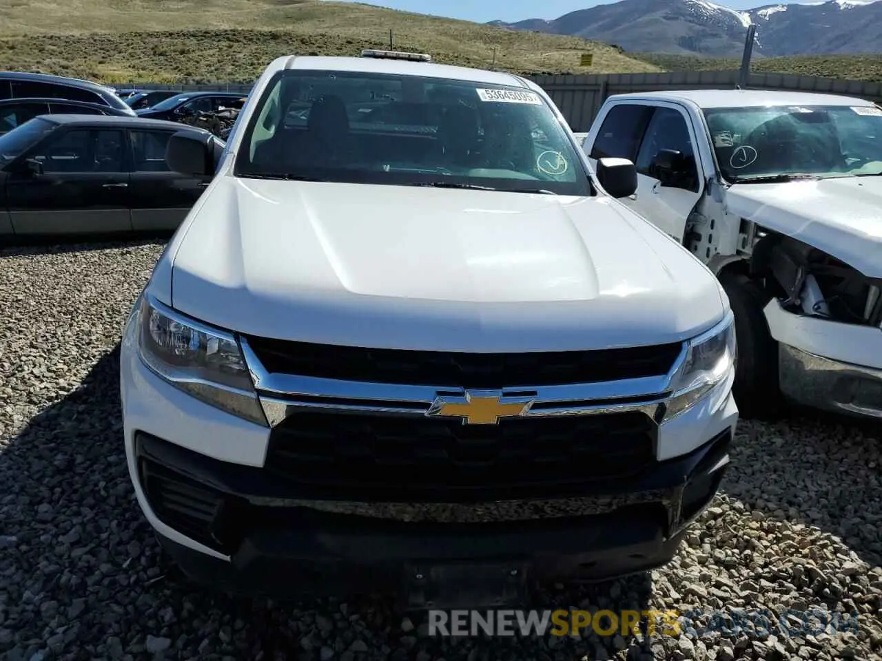5 fotografías del automóvil dañado 1GCHTBEA9N1304386 CHEVROLET COLORADO 2022