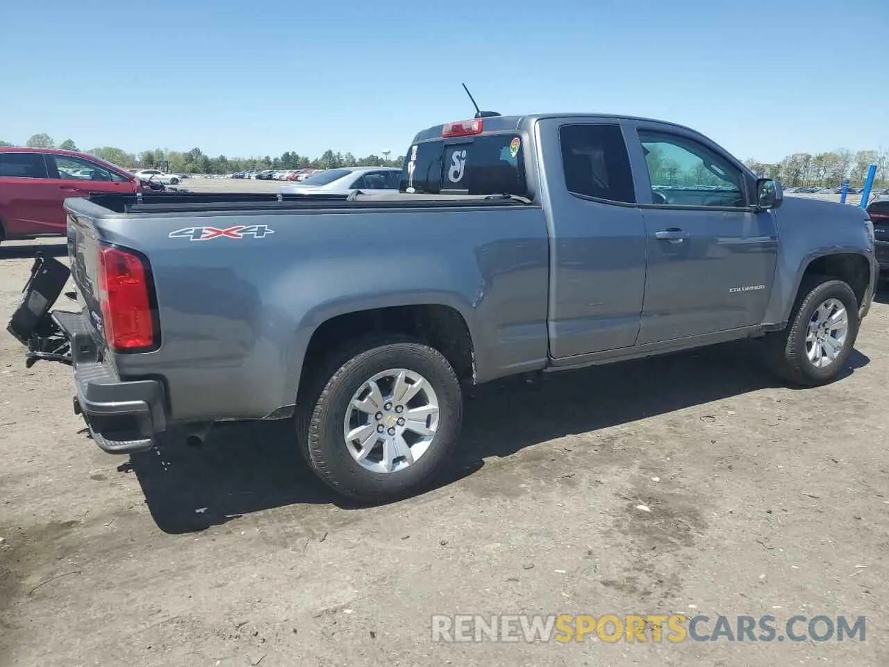 3 fotografías del automóvil dañado 1GCHTCEA8N1298831 CHEVROLET COLORADO 2022