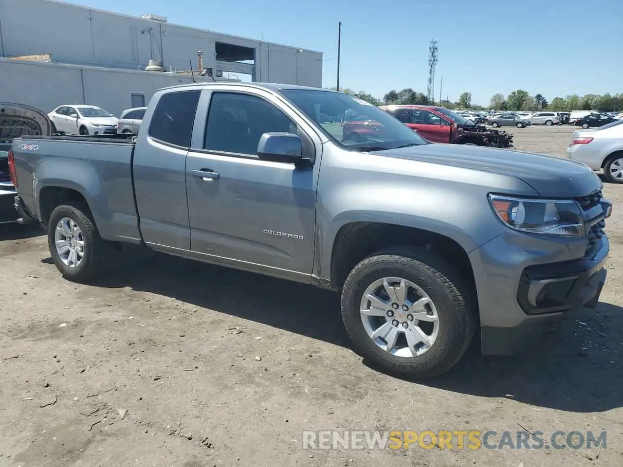 4 fotografías del automóvil dañado 1GCHTCEA8N1298831 CHEVROLET COLORADO 2022