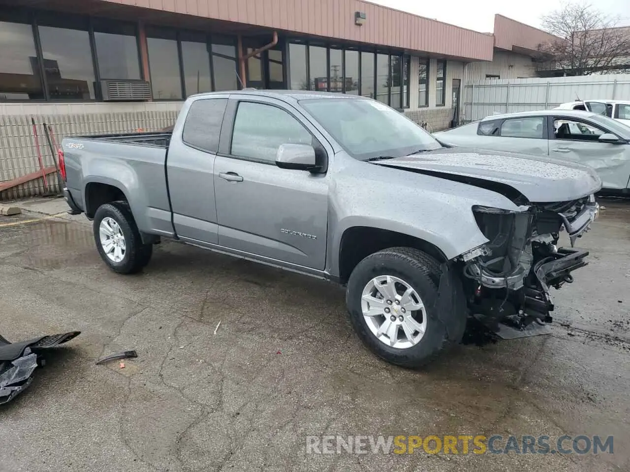 4 fotografías del automóvil dañado 1GCHTCEN1N1204646 CHEVROLET COLORADO 2022