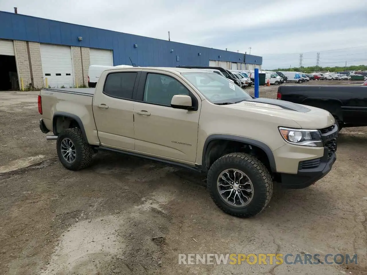 4 fotografías del automóvil dañado 1GCPTEE15N1195390 CHEVROLET COLORADO 2022