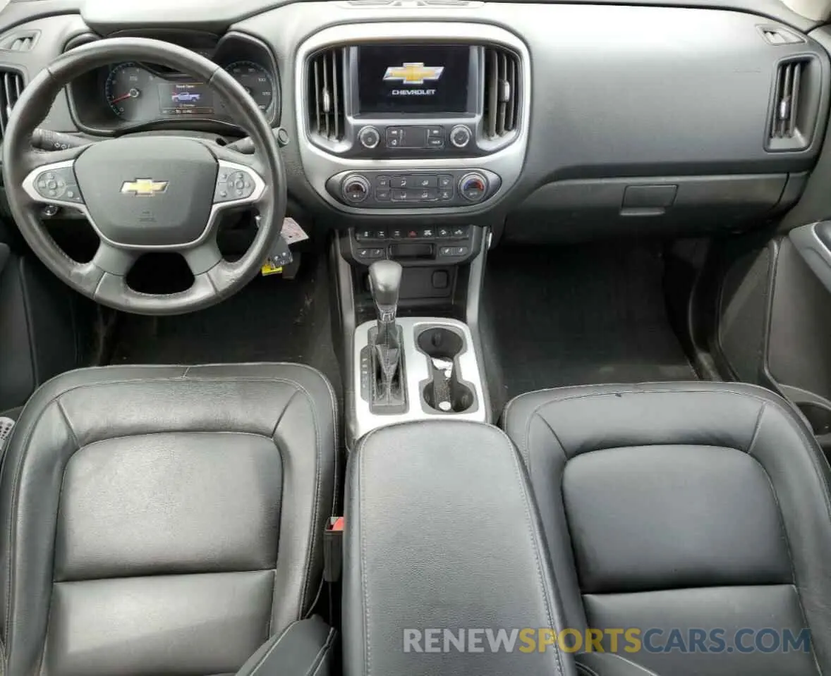 8 fotografías del automóvil dañado 1GCPTEE15N1195390 CHEVROLET COLORADO 2022
