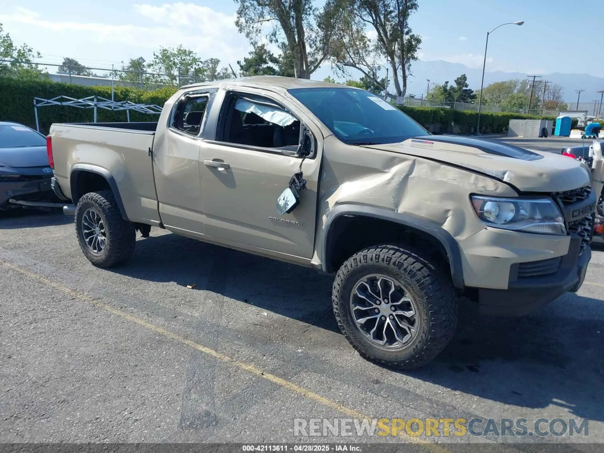 1 fotografías del automóvil dañado 1GCRTEE19N1204469 CHEVROLET COLORADO 2022