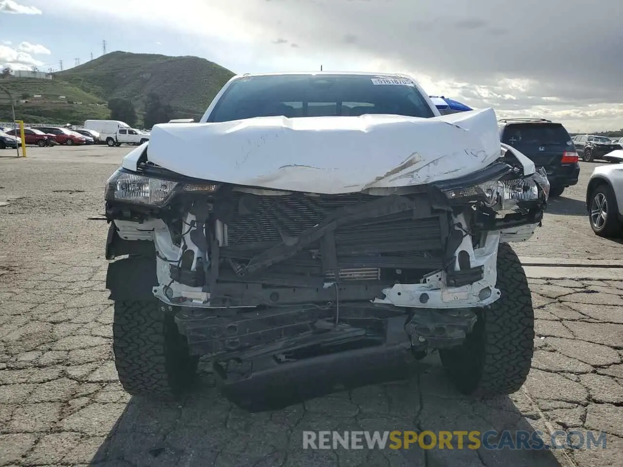 5 fotografías del automóvil dañado 1GCGSBEC8P1134119 CHEVROLET COLORADO 2023