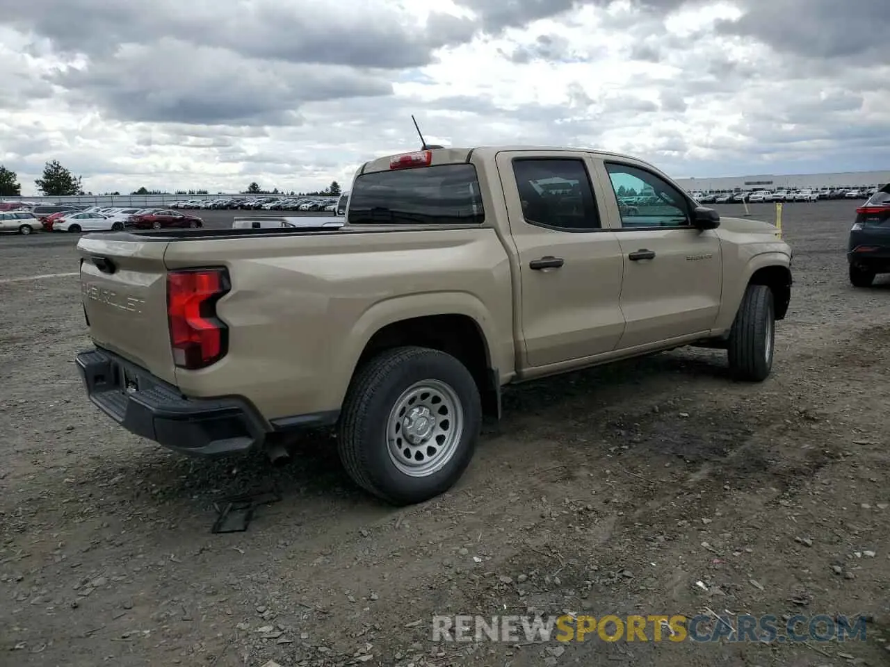 3 fotografías del automóvil dañado 1GCGSBEC8P1176533 CHEVROLET COLORADO 2023
