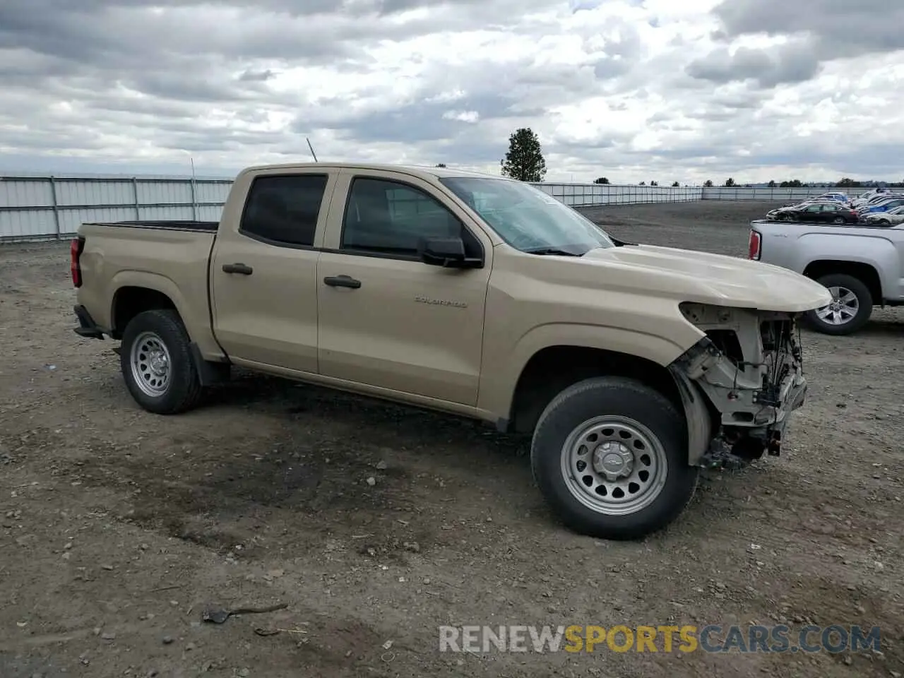 4 fotografías del automóvil dañado 1GCGSBEC8P1176533 CHEVROLET COLORADO 2023