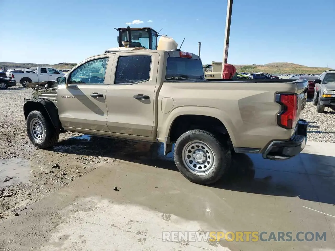 2 fotografías del automóvil dañado 1GCGSBEC8P1260447 CHEVROLET COLORADO 2023