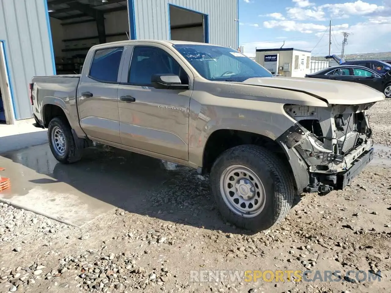 4 fotografías del automóvil dañado 1GCGSBEC8P1260447 CHEVROLET COLORADO 2023