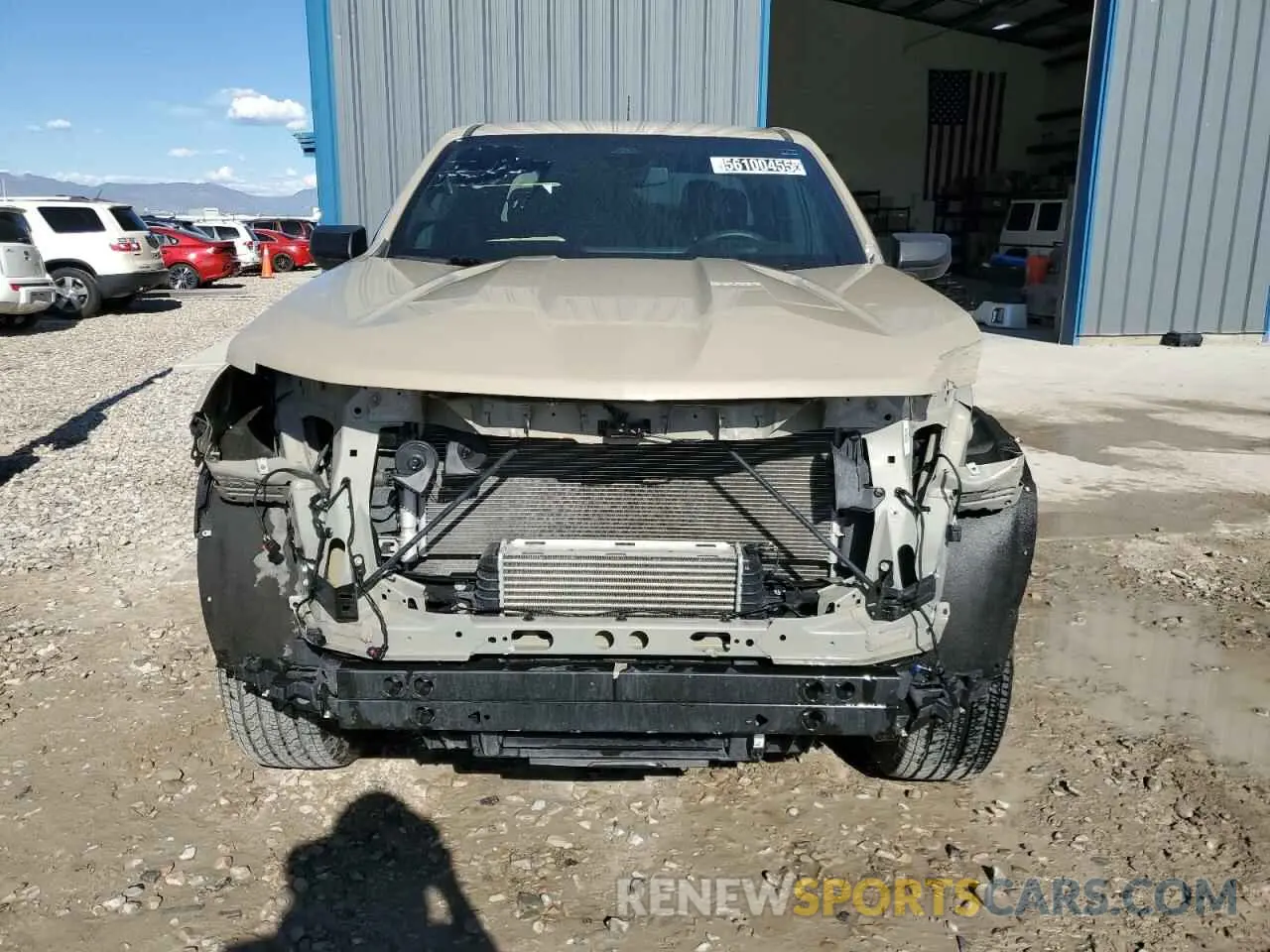 5 fotografías del automóvil dañado 1GCGSBEC8P1260447 CHEVROLET COLORADO 2023