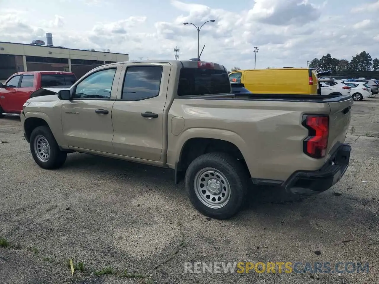 2 fotografías del automóvil dañado 1GCGSBECXP1170474 CHEVROLET COLORADO 2023