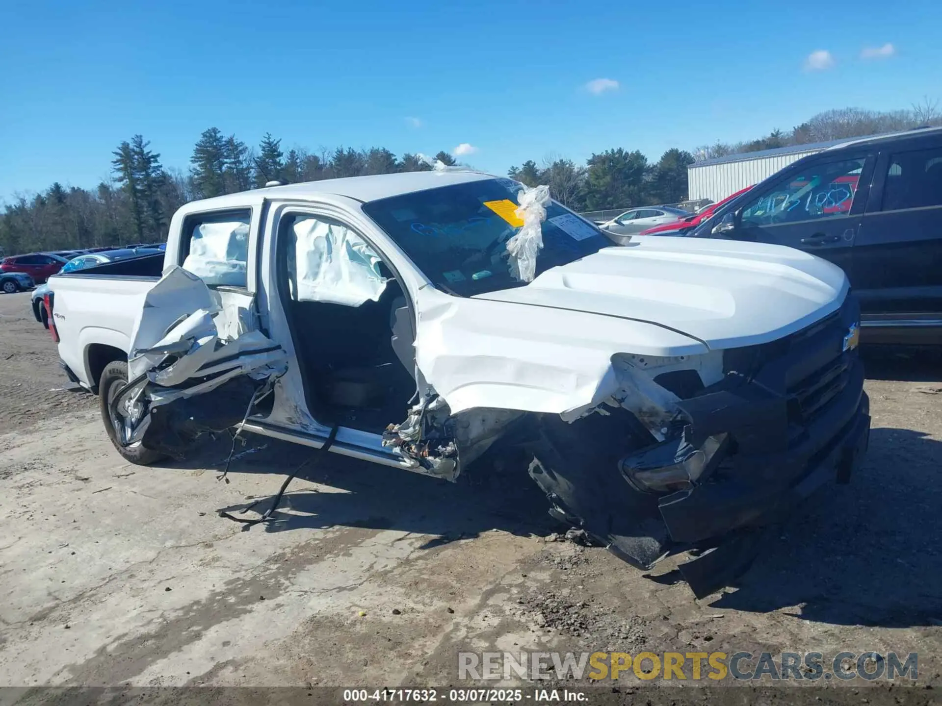 6 fotografías del automóvil dañado 1GCGTBEC1P1183966 CHEVROLET COLORADO 2023