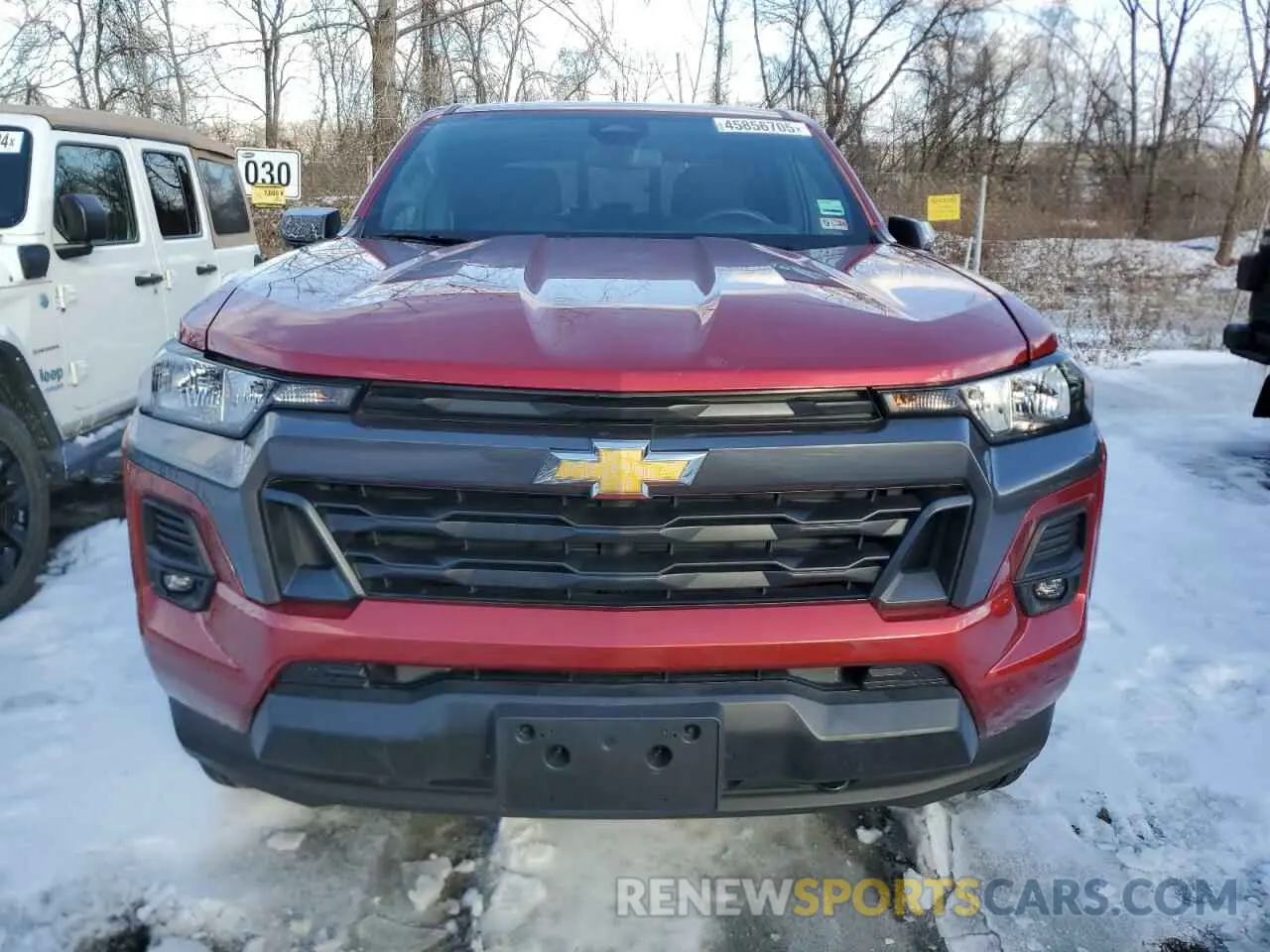 5 fotografías del automóvil dañado 1GCGTCEC8P1236801 CHEVROLET COLORADO 2023