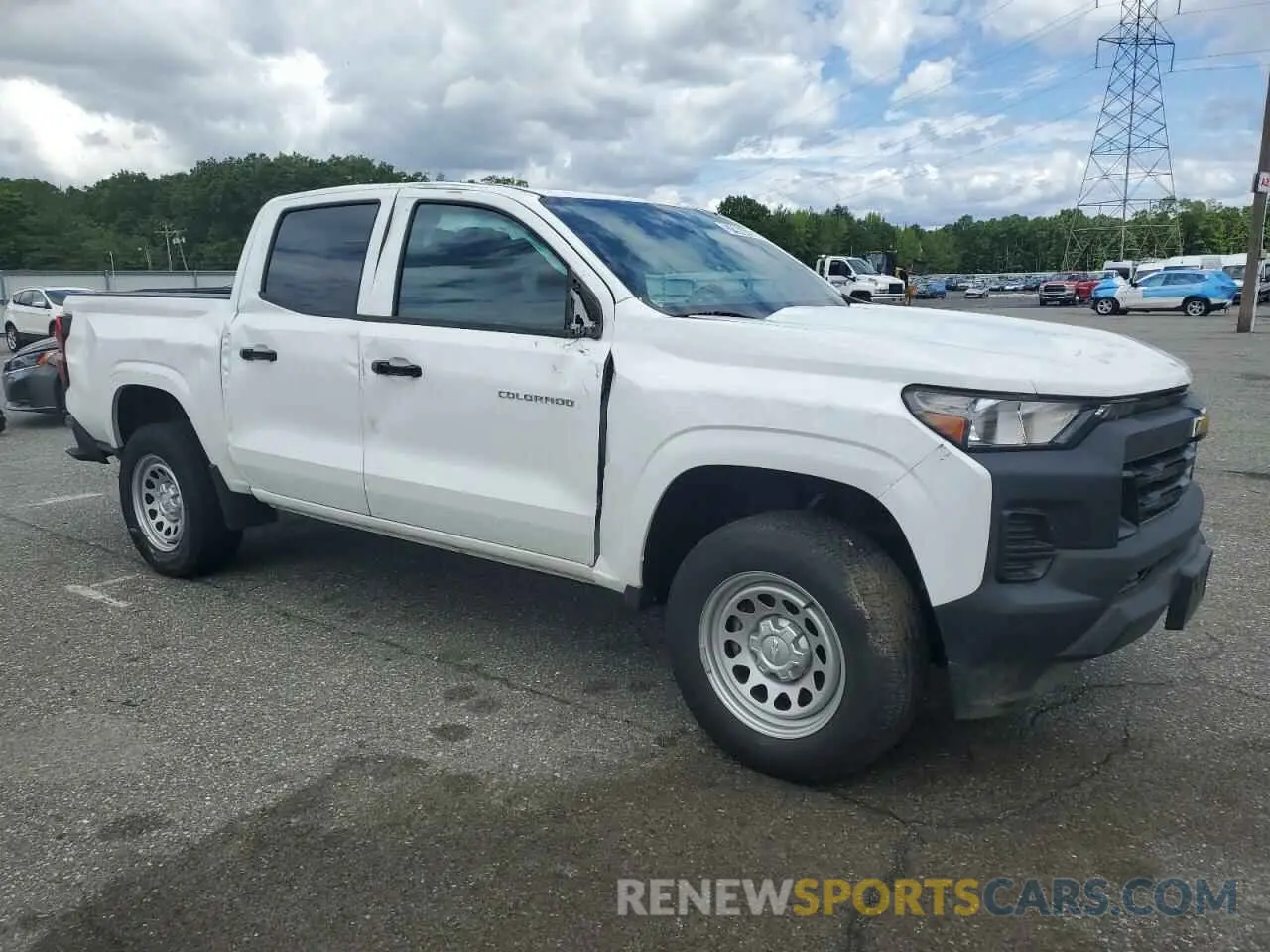 4 fotografías del automóvil dañado 1GCPSBEK0P1180499 CHEVROLET COLORADO 2023