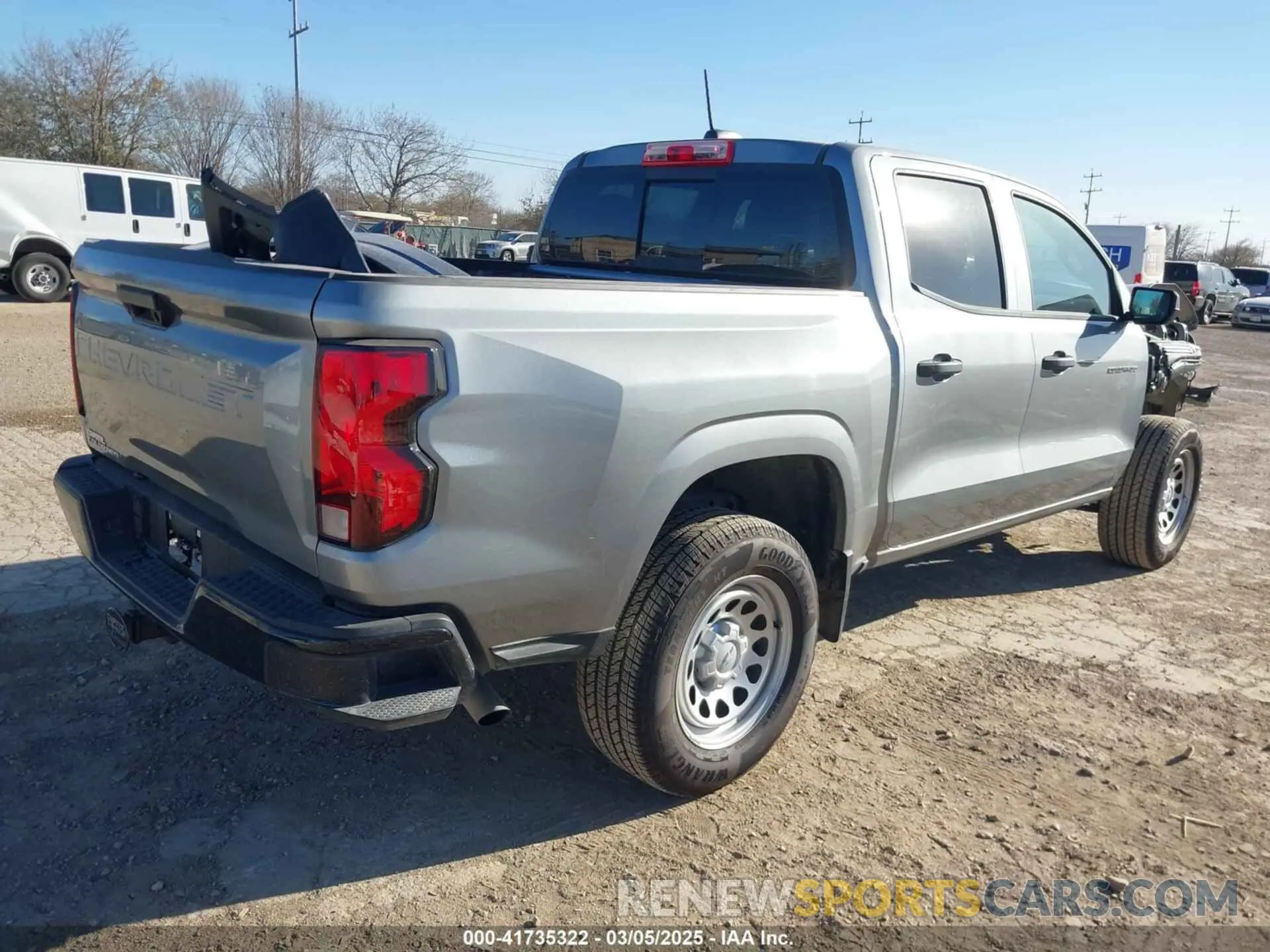 4 fotografías del automóvil dañado 1GCPSBEK4P1268746 CHEVROLET COLORADO 2023