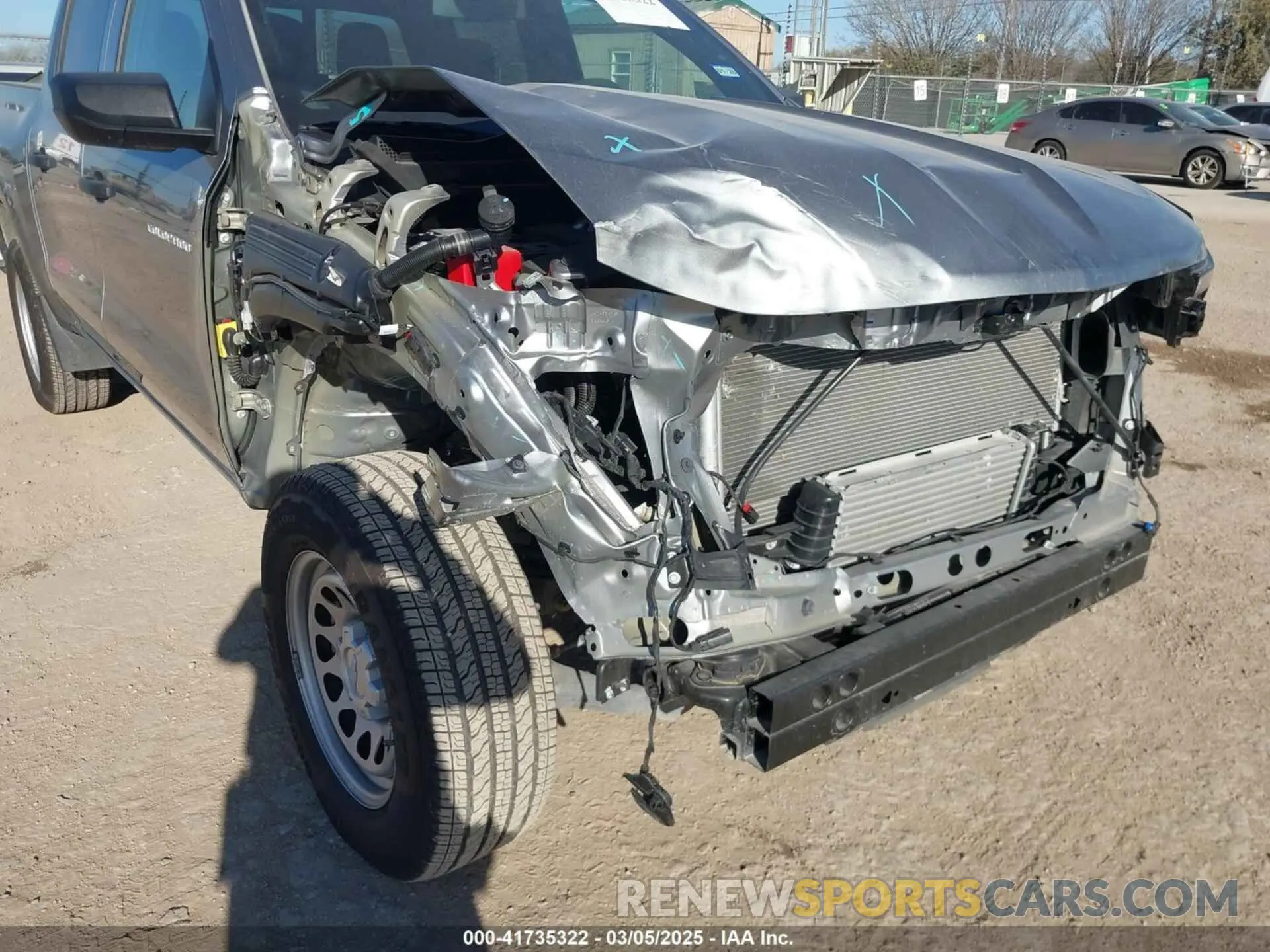 6 fotografías del automóvil dañado 1GCPSBEK4P1268746 CHEVROLET COLORADO 2023