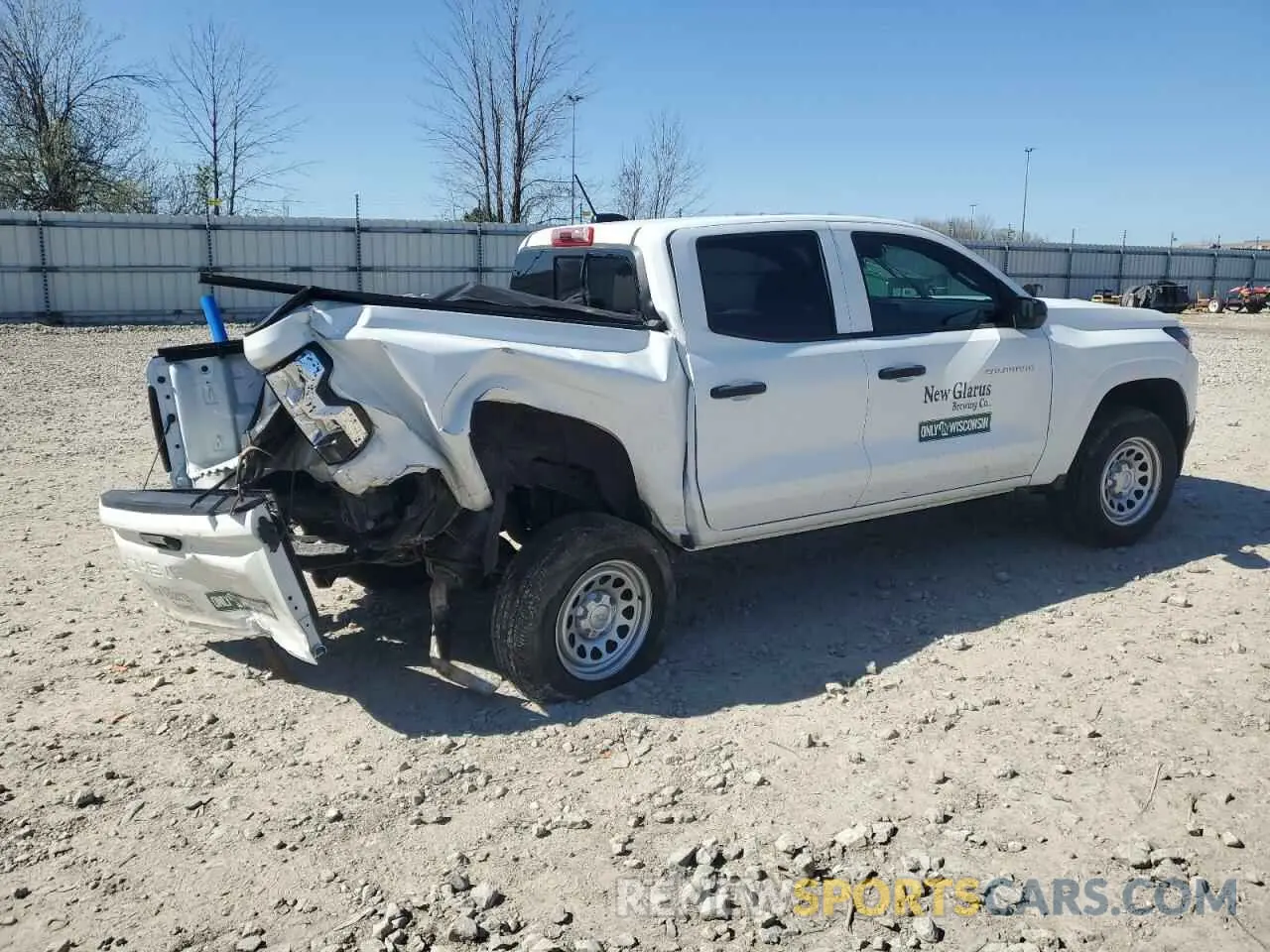 3 fotografías del automóvil dañado 1GCPSBEK8P1166141 CHEVROLET COLORADO 2023