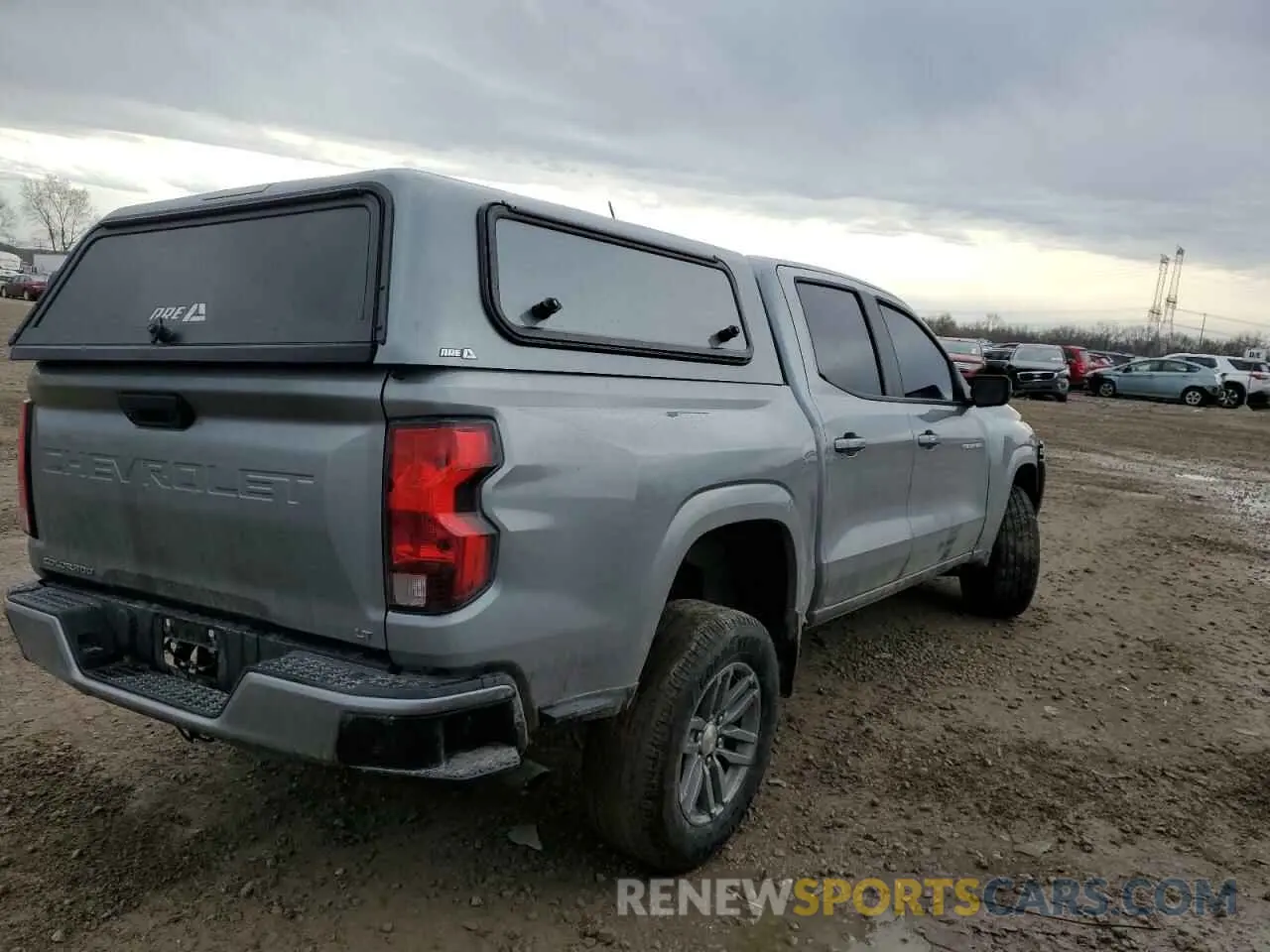 3 fotografías del automóvil dañado 1GCPSCEK2P1232513 CHEVROLET COLORADO 2023