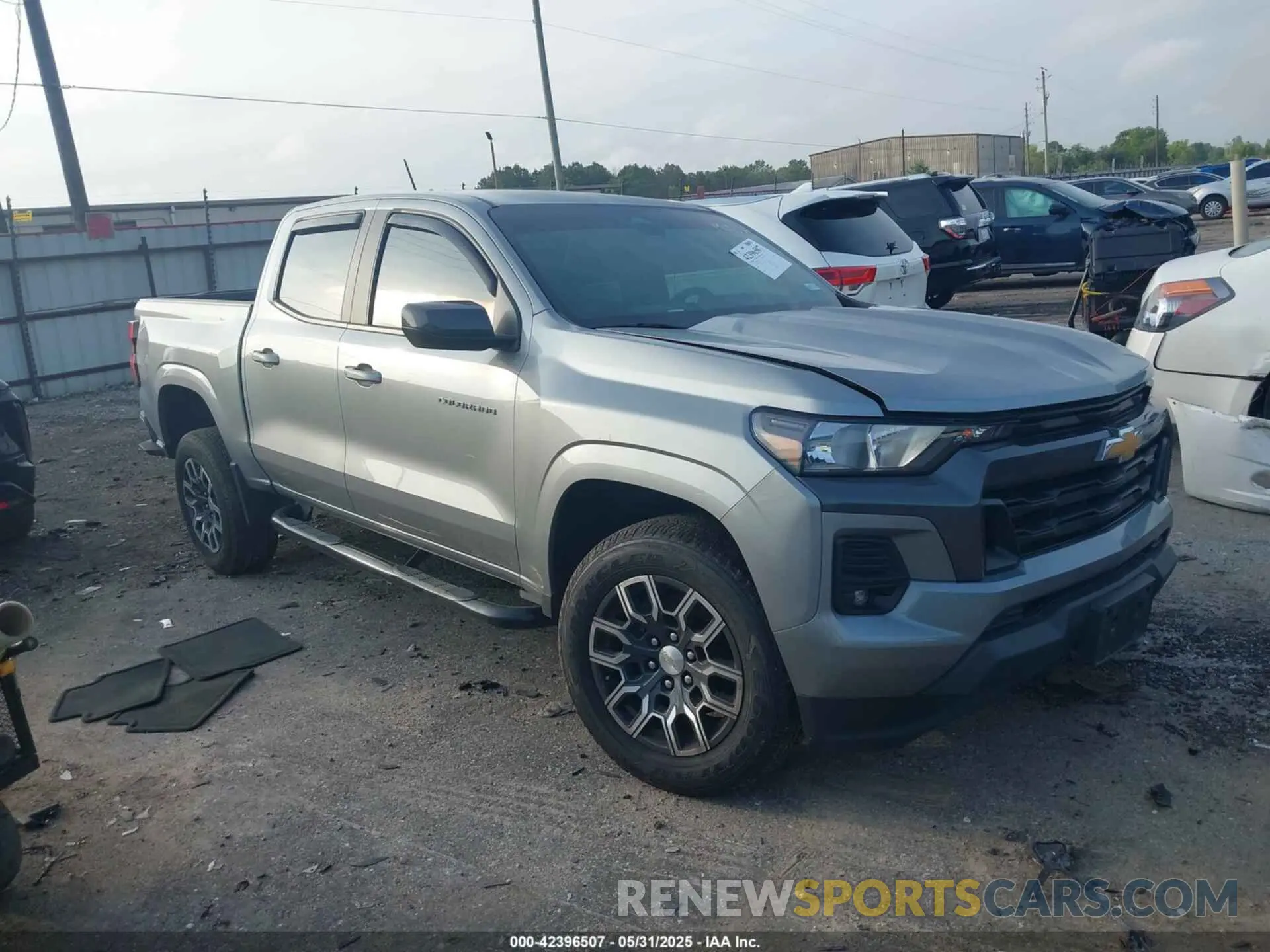 1 fotografías del automóvil dañado 1GCPSCEK3P1131688 CHEVROLET COLORADO 2023