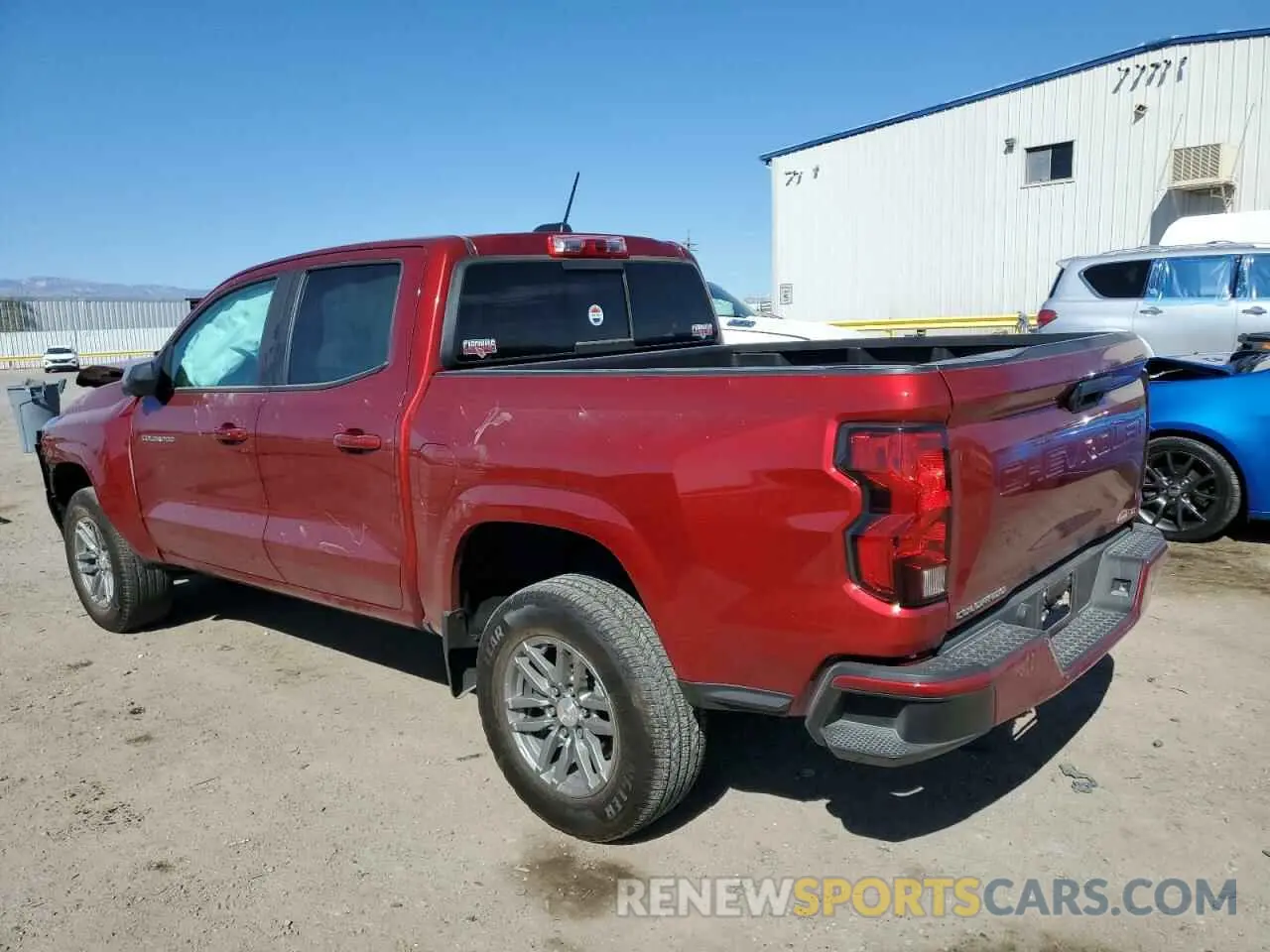 2 fotografías del automóvil dañado 1GCPSCEK7P1199279 CHEVROLET COLORADO 2023