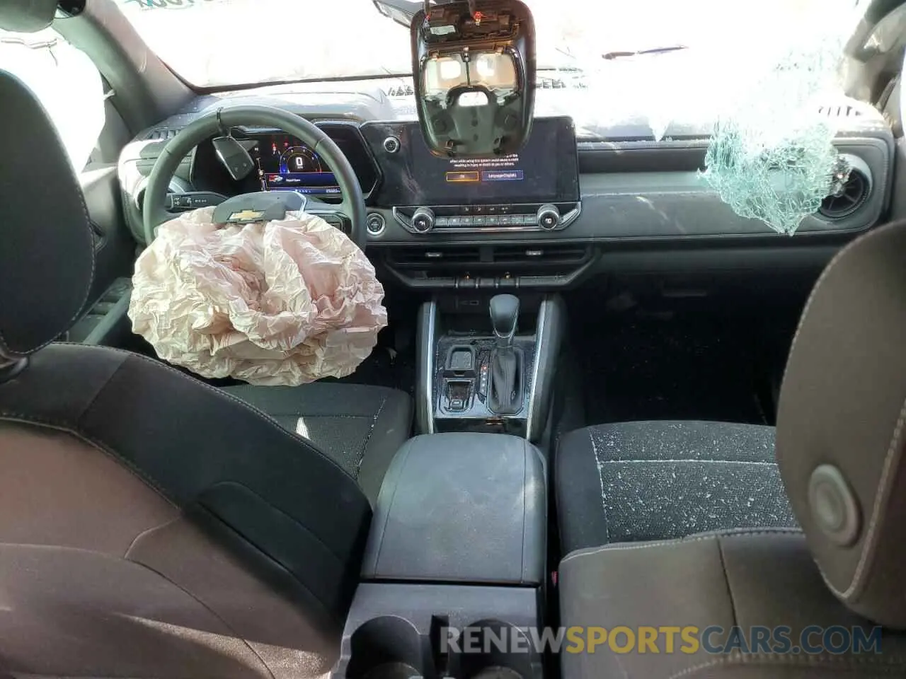 8 fotografías del automóvil dañado 1GCPSCEK7P1199279 CHEVROLET COLORADO 2023