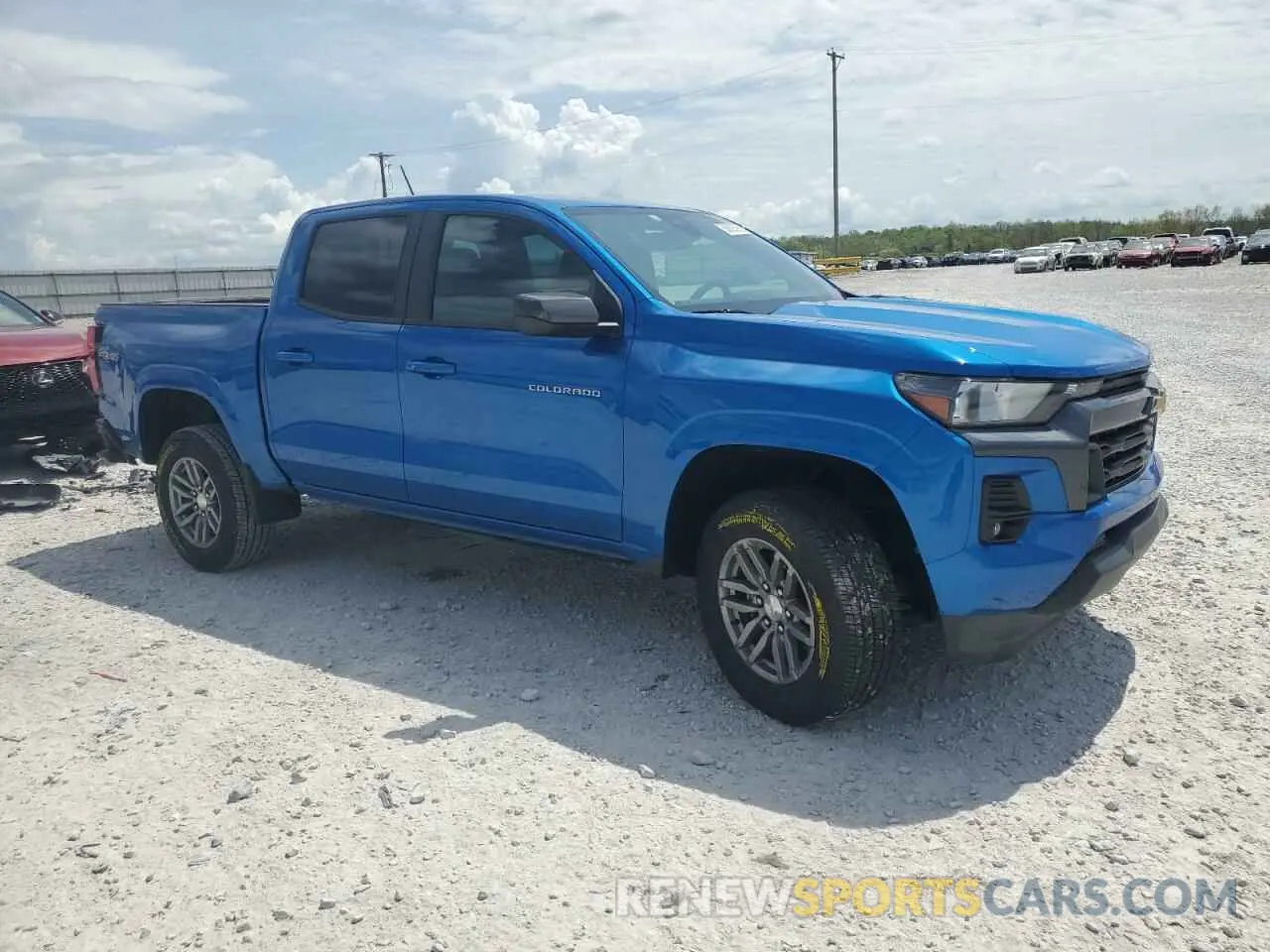 4 fotografías del automóvil dañado 1GCPTCEK0P1182353 CHEVROLET COLORADO 2023