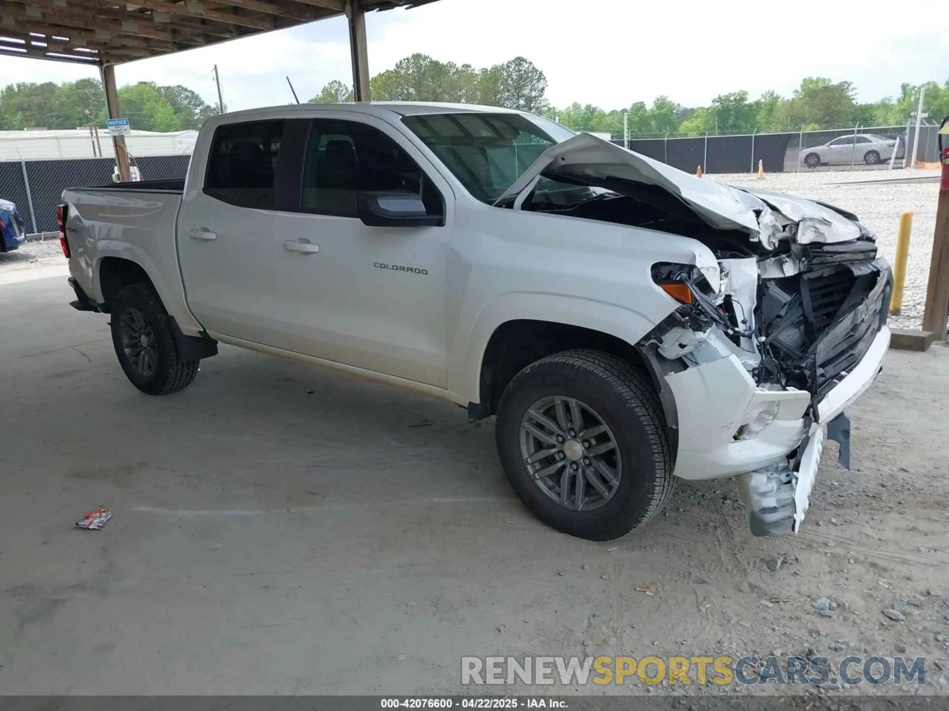 1 fotografías del automóvil dañado 1GCPTCEK0P1221796 CHEVROLET COLORADO 2023