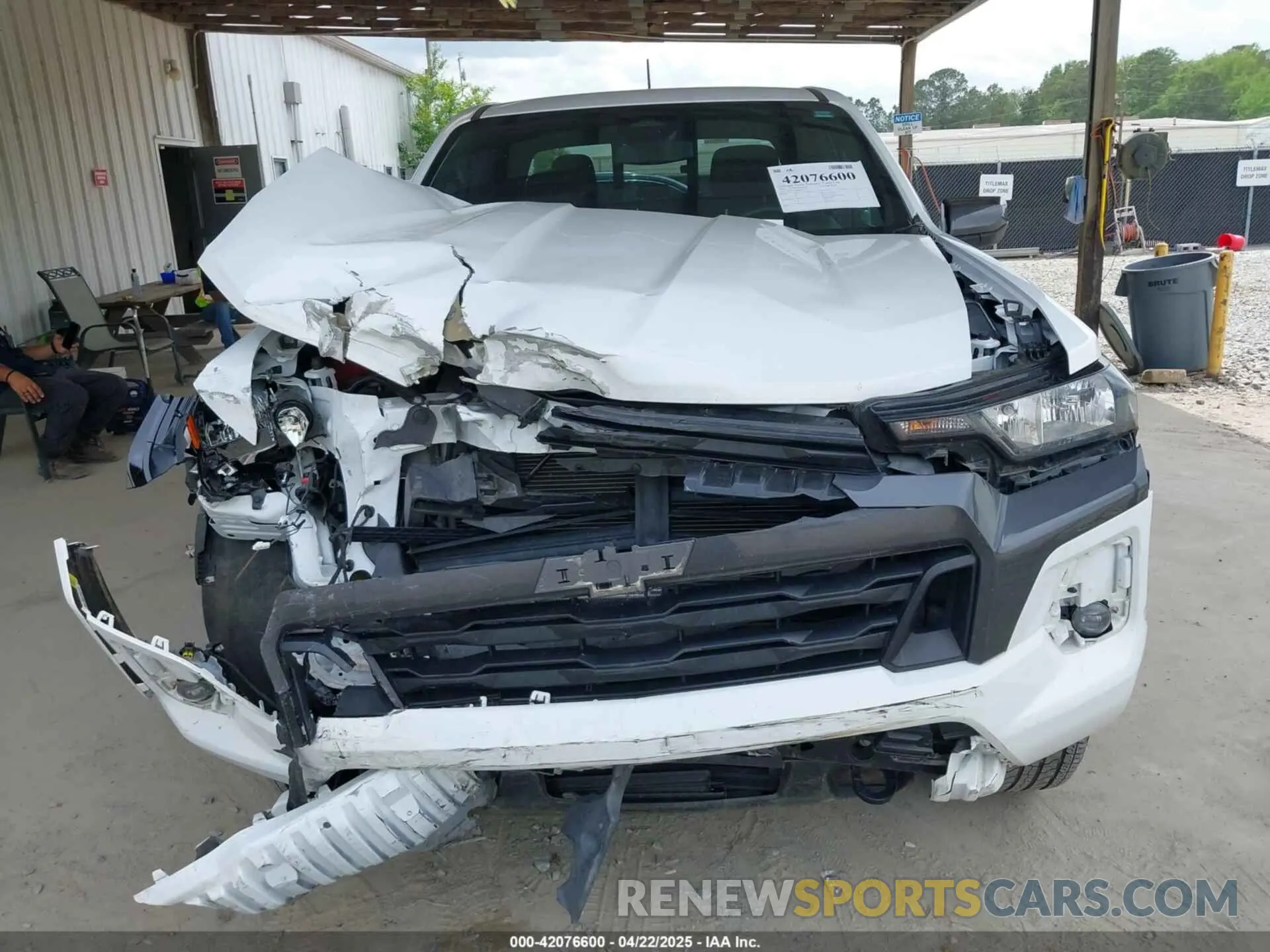 6 fotografías del automóvil dañado 1GCPTCEK0P1221796 CHEVROLET COLORADO 2023