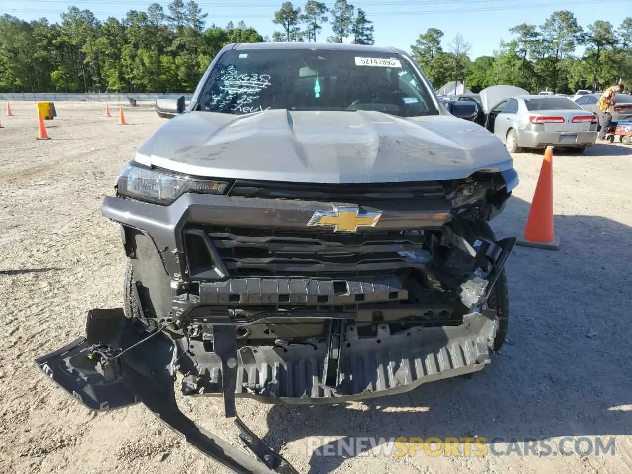 5 fotografías del automóvil dañado 1GCPTCEK2P1204630 CHEVROLET COLORADO 2023