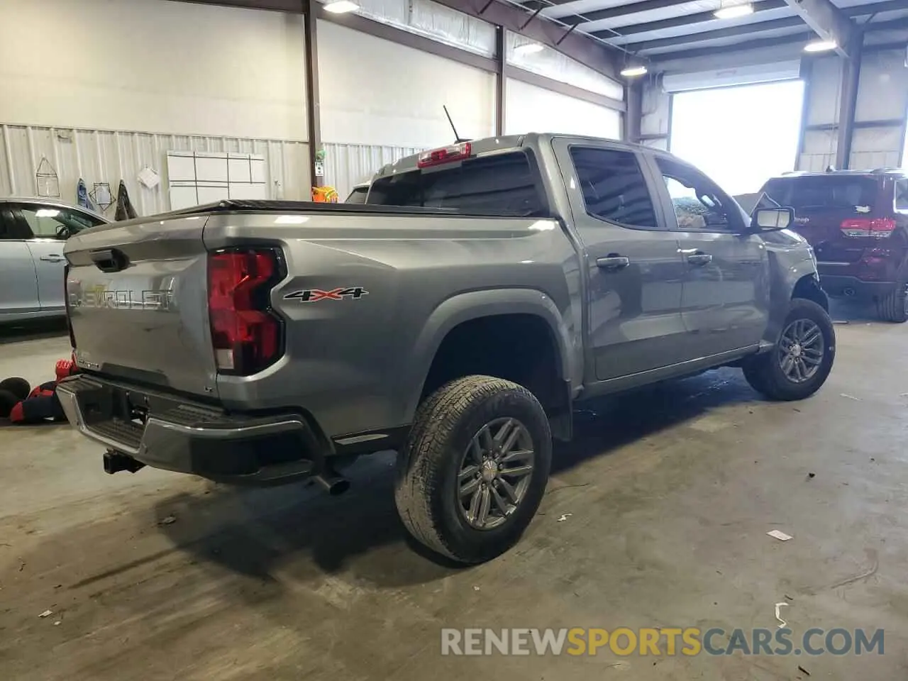3 fotografías del automóvil dañado 1GCPTCEK2P1208273 CHEVROLET COLORADO 2023
