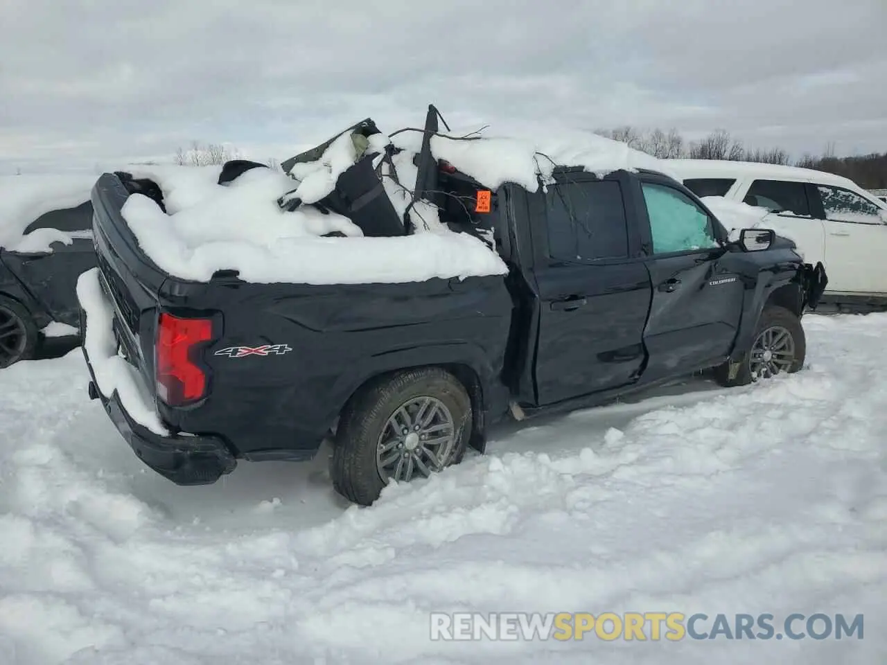 3 fotografías del automóvil dañado 1GCPTCEK5P1250145 CHEVROLET COLORADO 2023