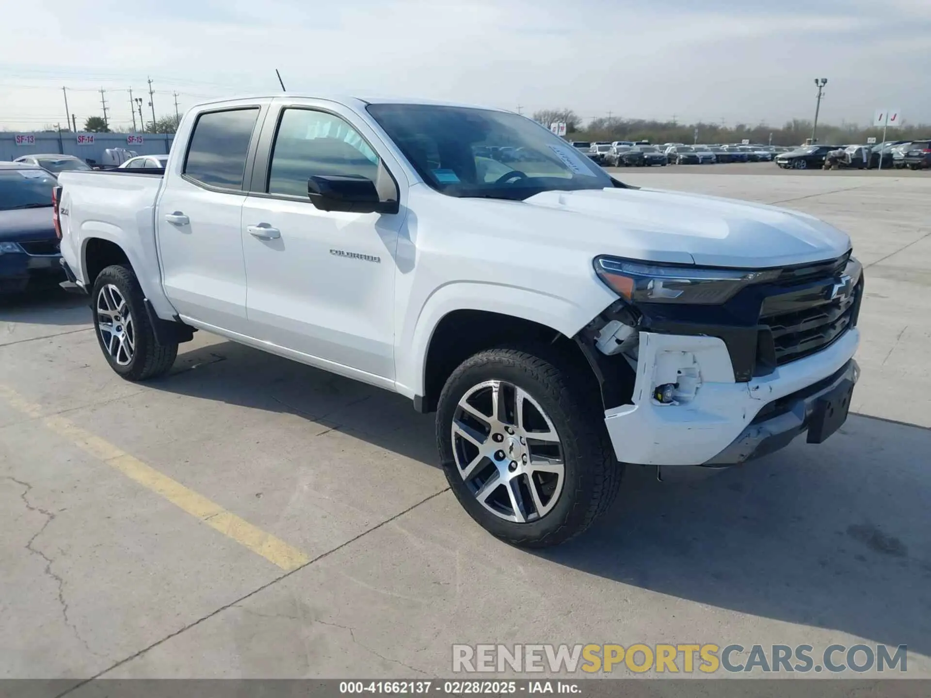 1 fotografías del automóvil dañado 1GCPTDEK2P1246012 CHEVROLET COLORADO 2023