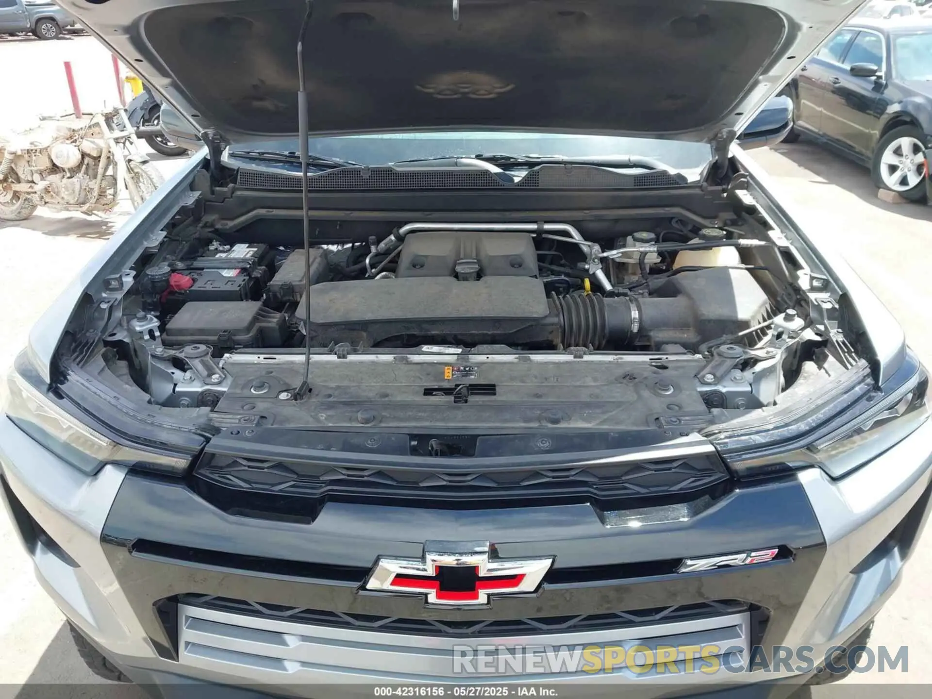 10 fotografías del automóvil dañado 1GCPTFEK3P1225990 CHEVROLET COLORADO 2023